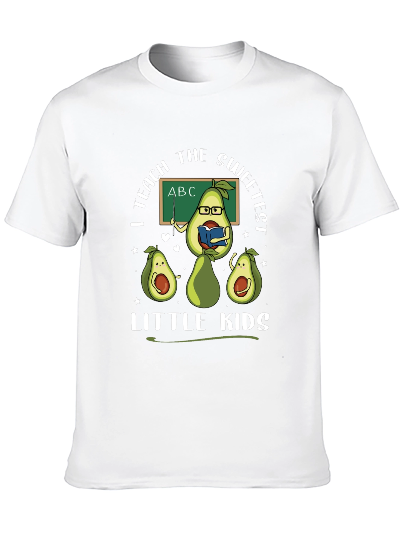 Sweetest Little Kids Teacher Avocado T-Shirt