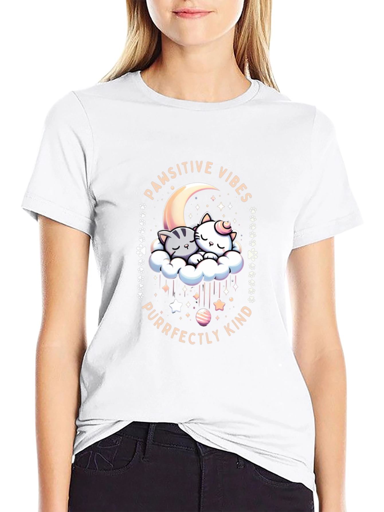 Pawsitive Vibes Graphic Tee