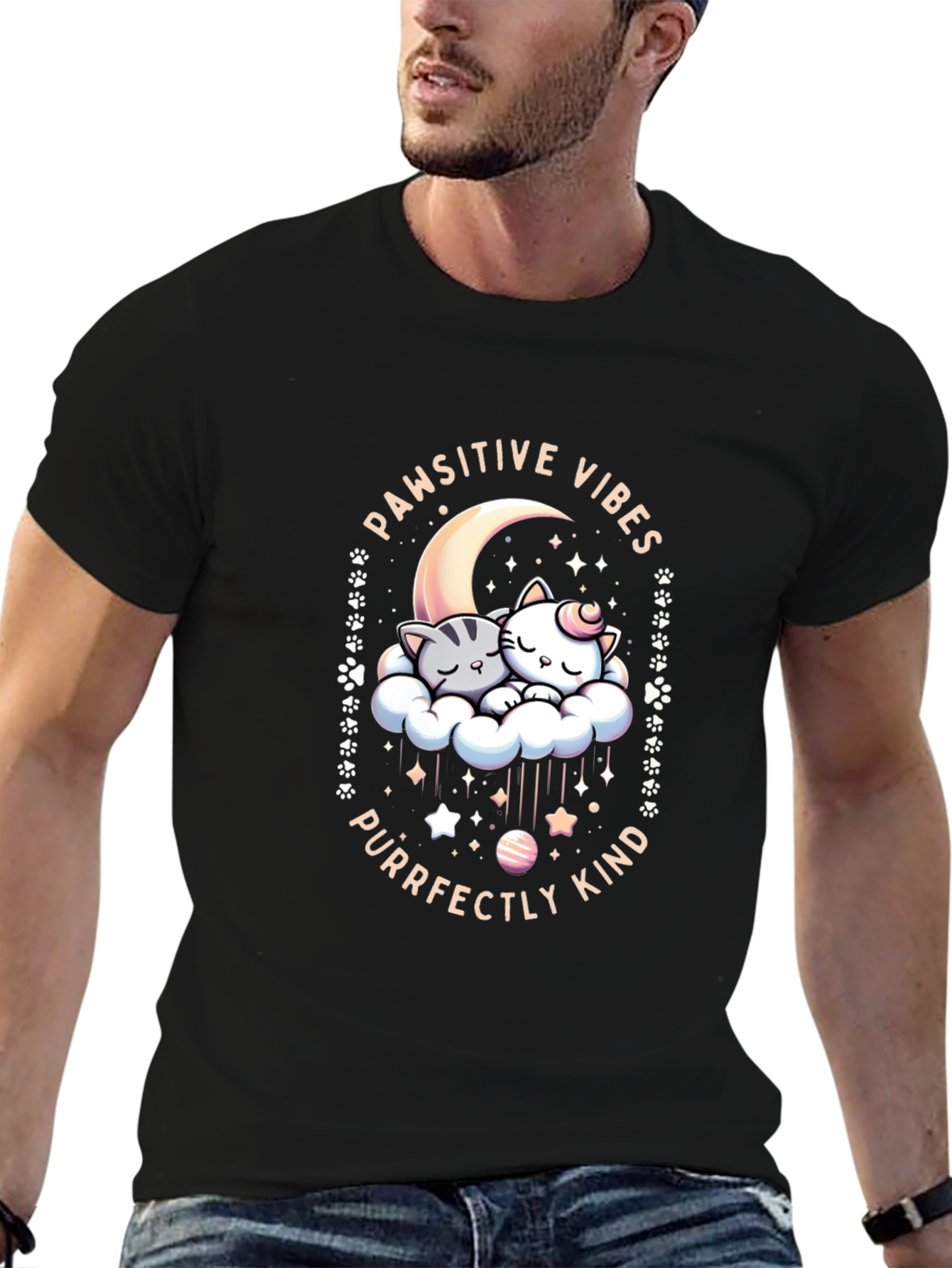 Pawsitive Vibes Graphic Tee