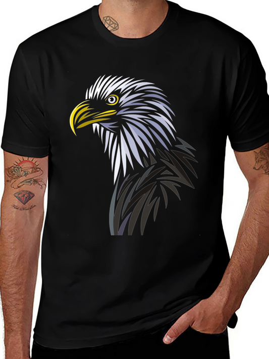 Black Eagle Graphic T-Shirt | Bold Animal Tee