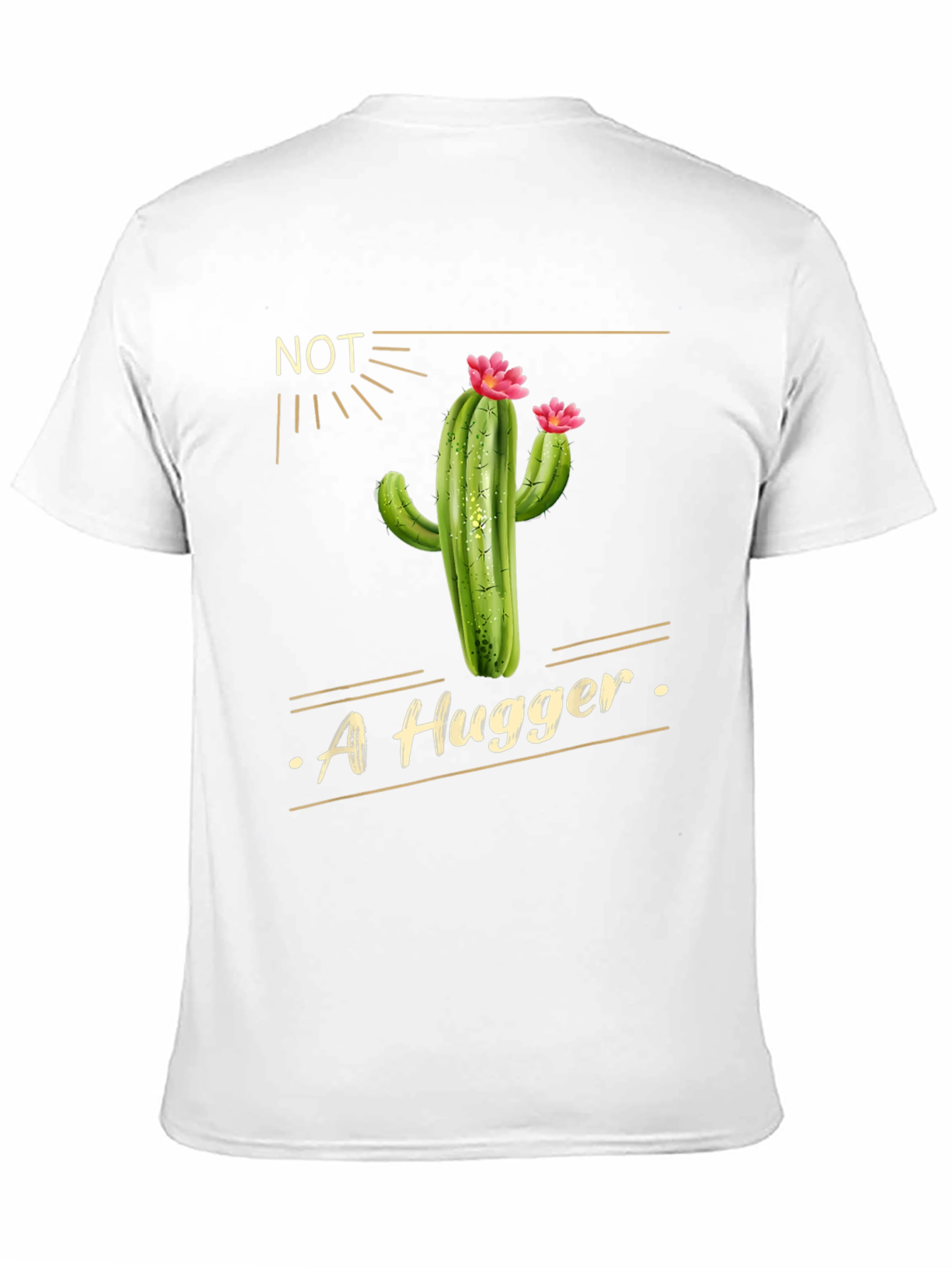 Not A Hugger Cactus Graphic Tee