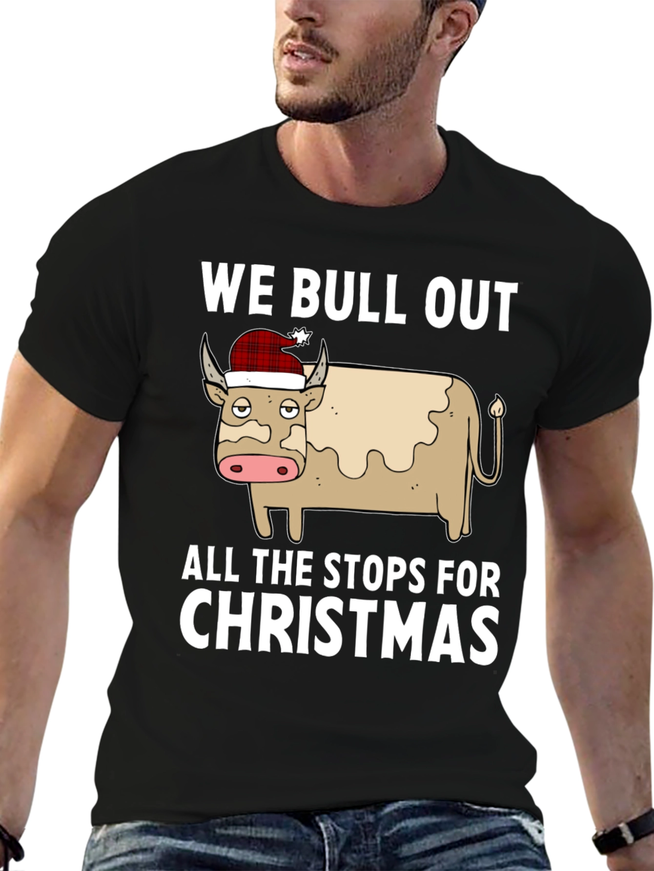 We Bull Out for Christmas Graphic Tee