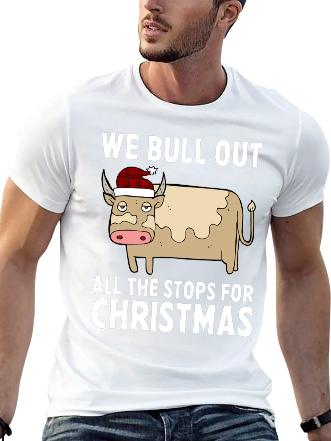 We Bull Out for Christmas Graphic Tee