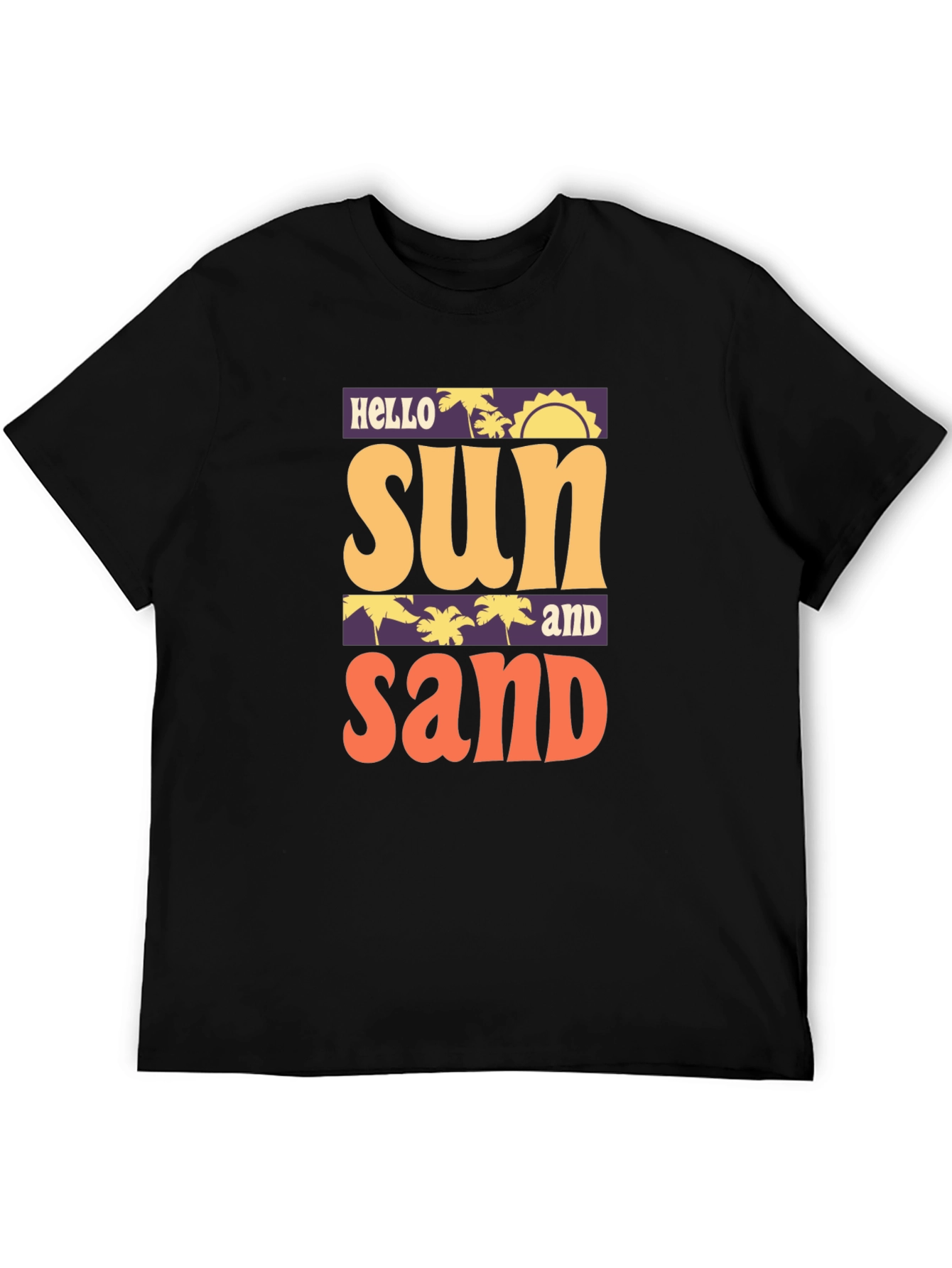 Hello Sun and Sand Graphic Tee