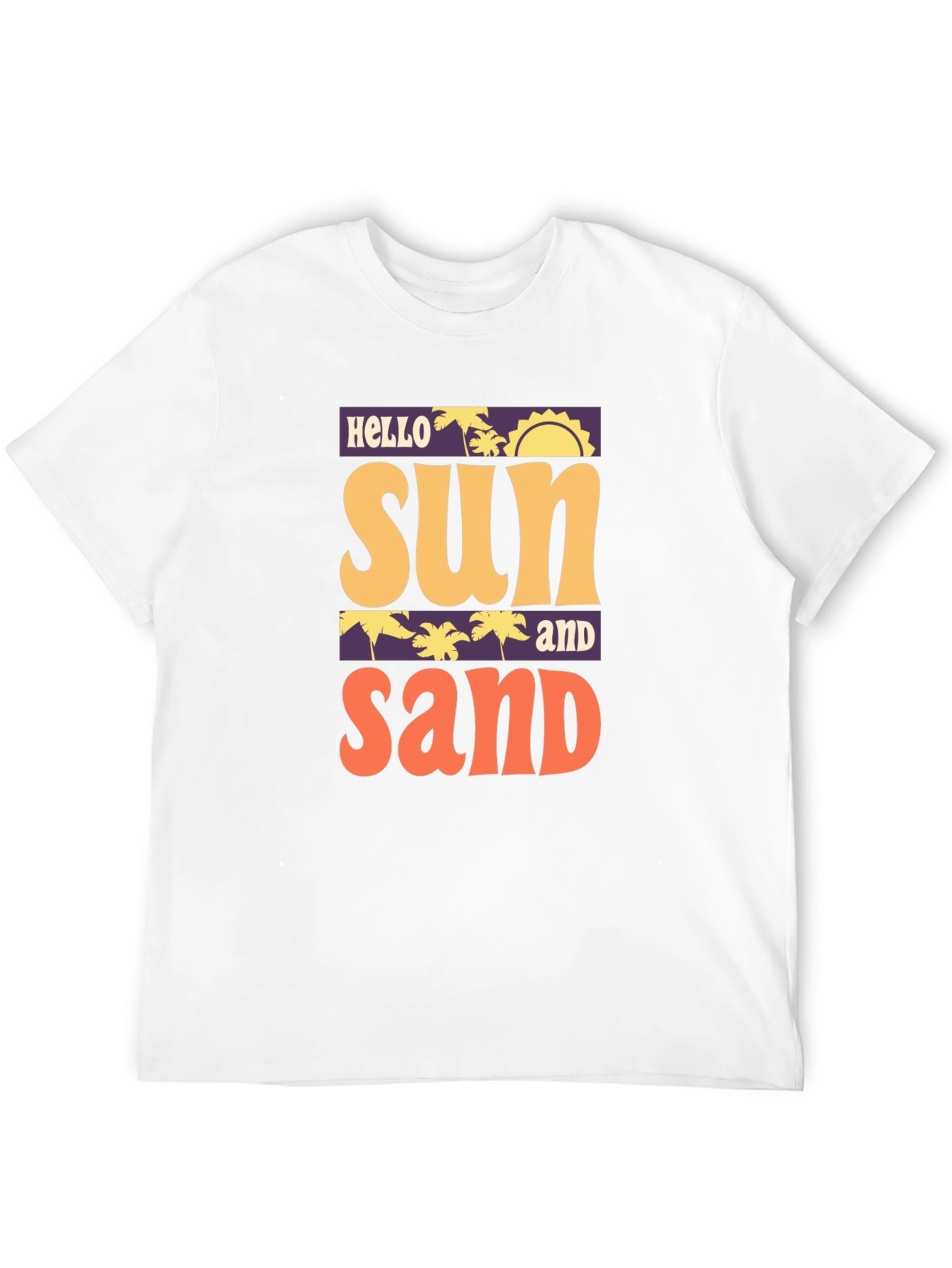 Hello Sun and Sand Graphic Tee