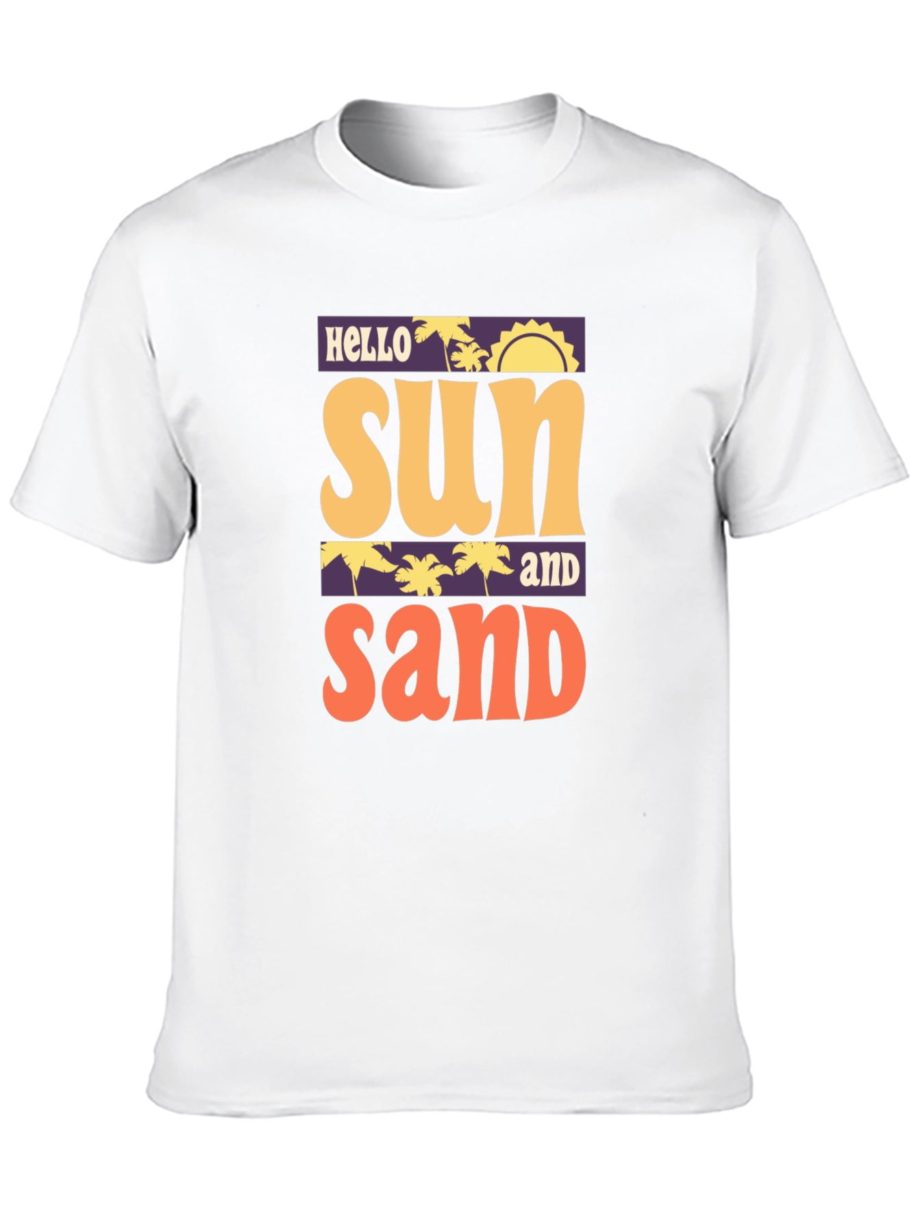 Hello Sun and Sand Graphic Tee