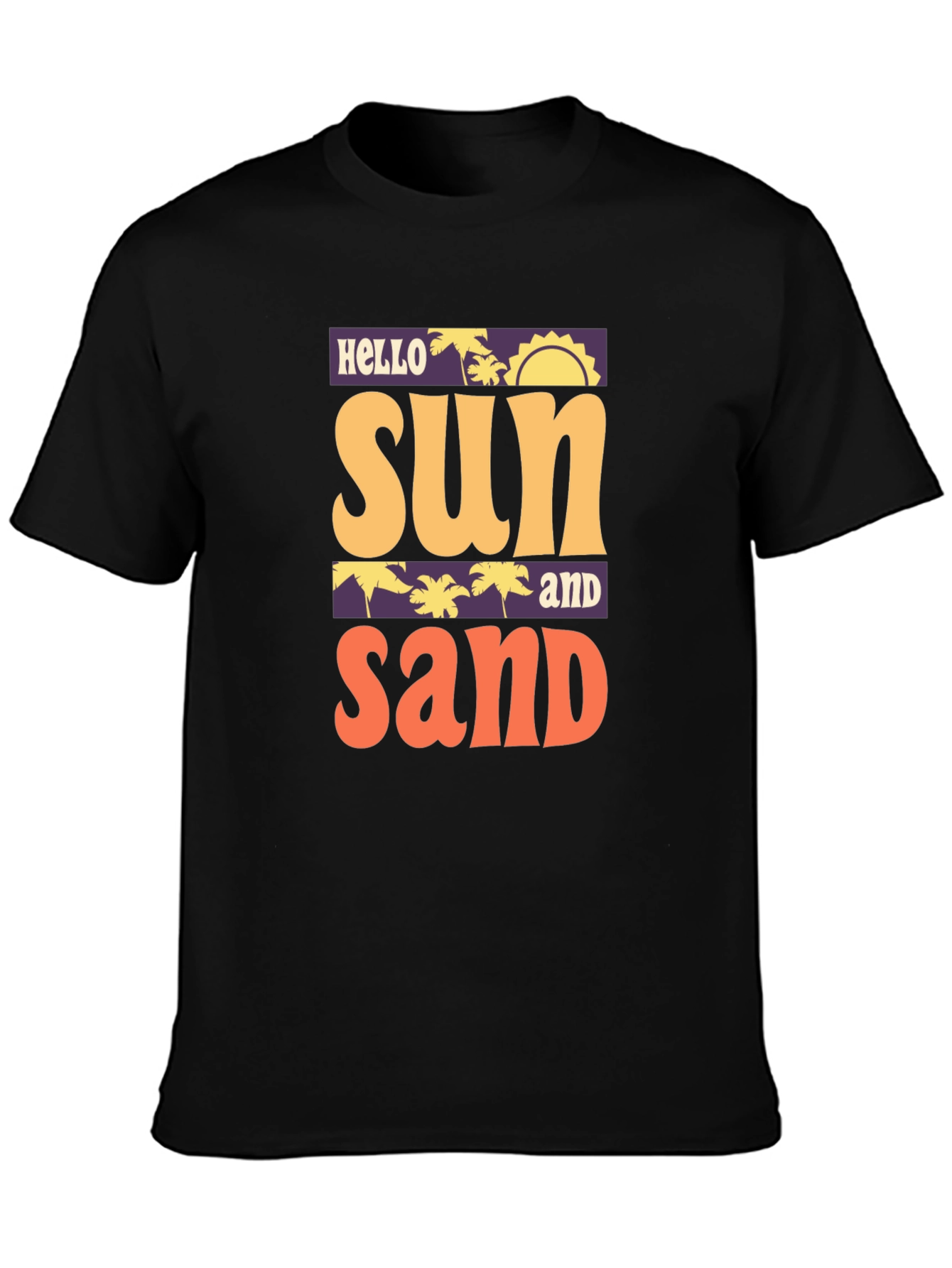 Hello Sun and Sand Graphic Tee
