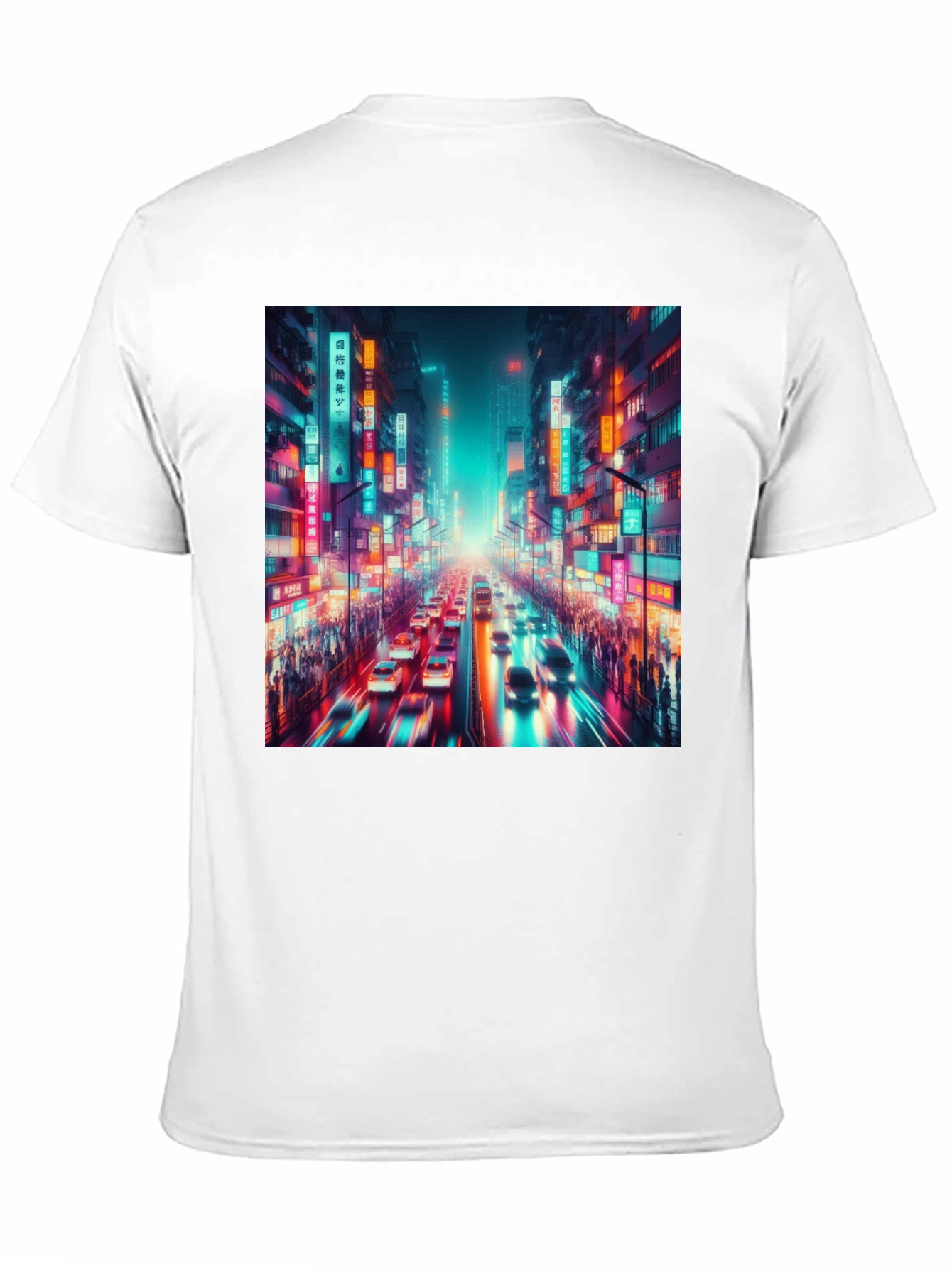 Neon Cityscape T-Shirt