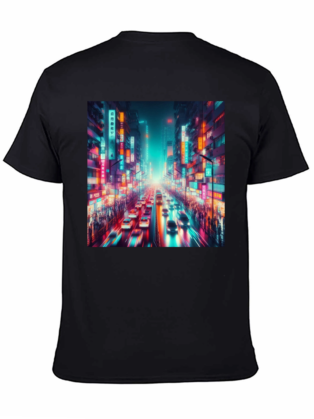 Neon Cityscape T-Shirt