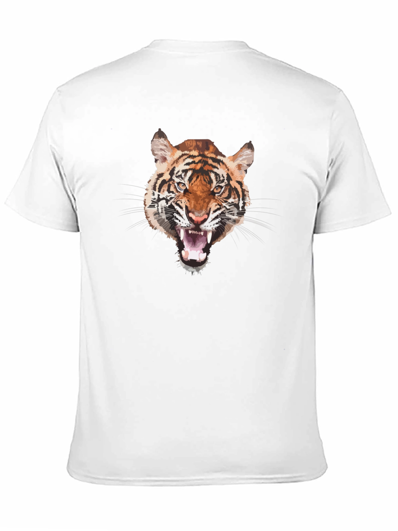 Bold Tiger Graphic T-Shirt - Mens Black Tee