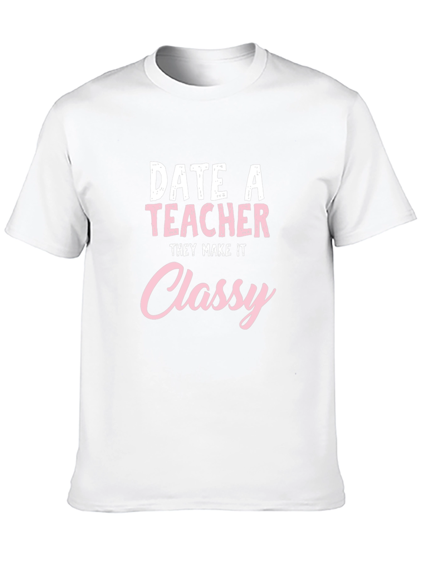 Date a Teacher Black T-Shirt