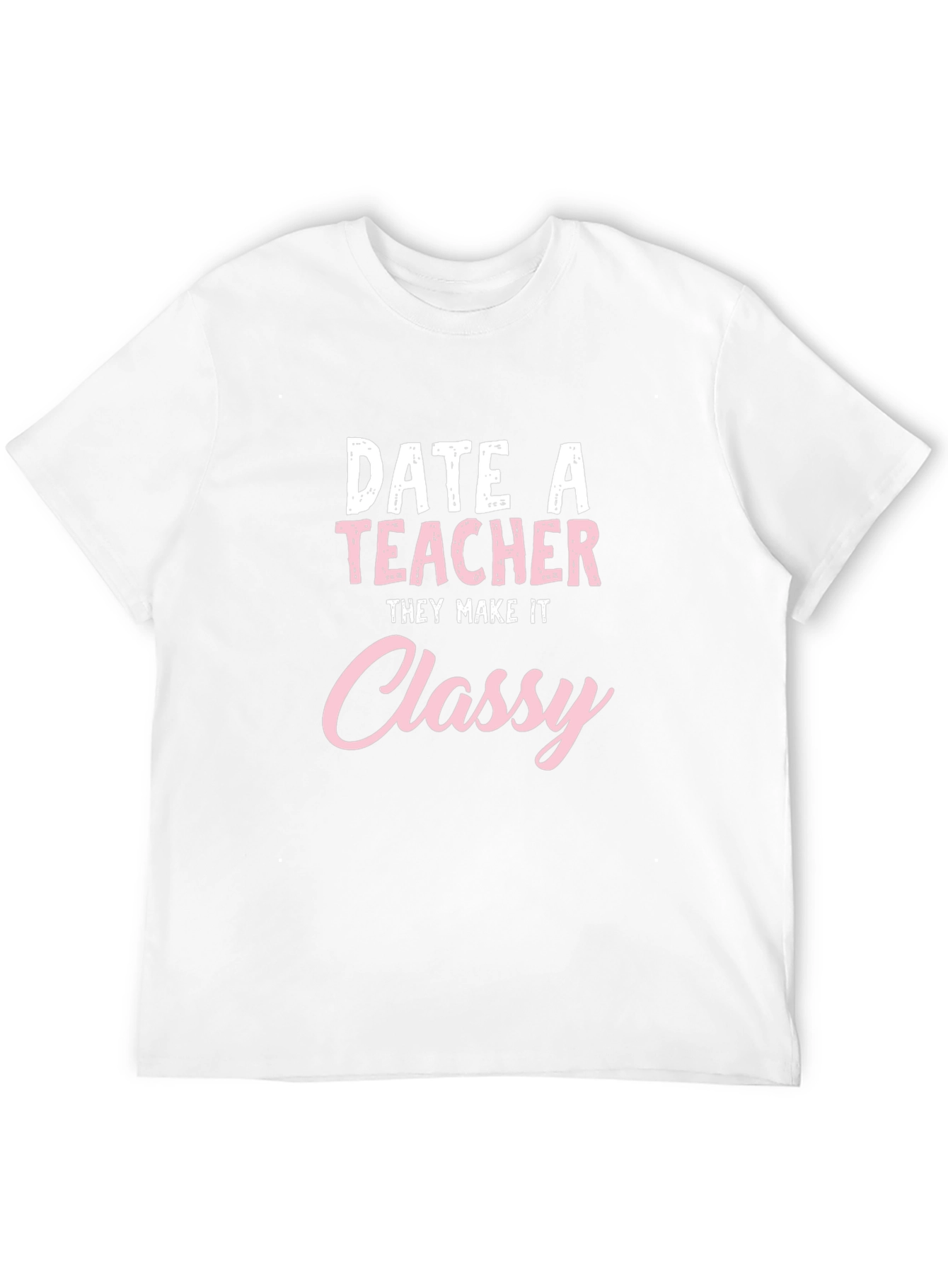 Date a Teacher Black T-Shirt