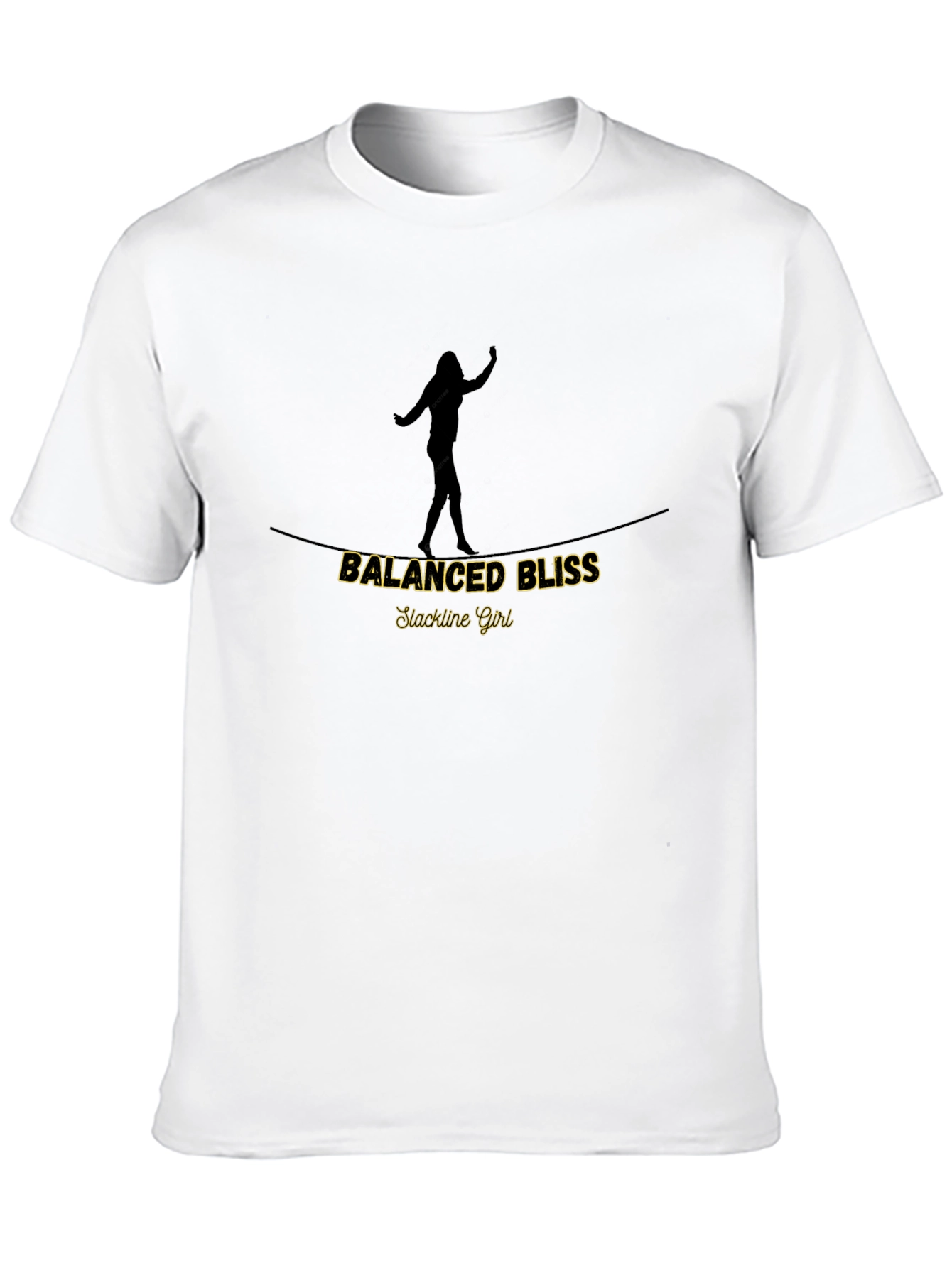 Balanced Bliss Slackline Girl Graphic Tee