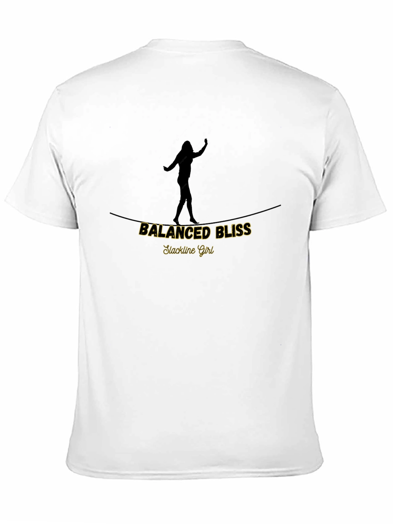 Balanced Bliss Slackline Girl Graphic Tee