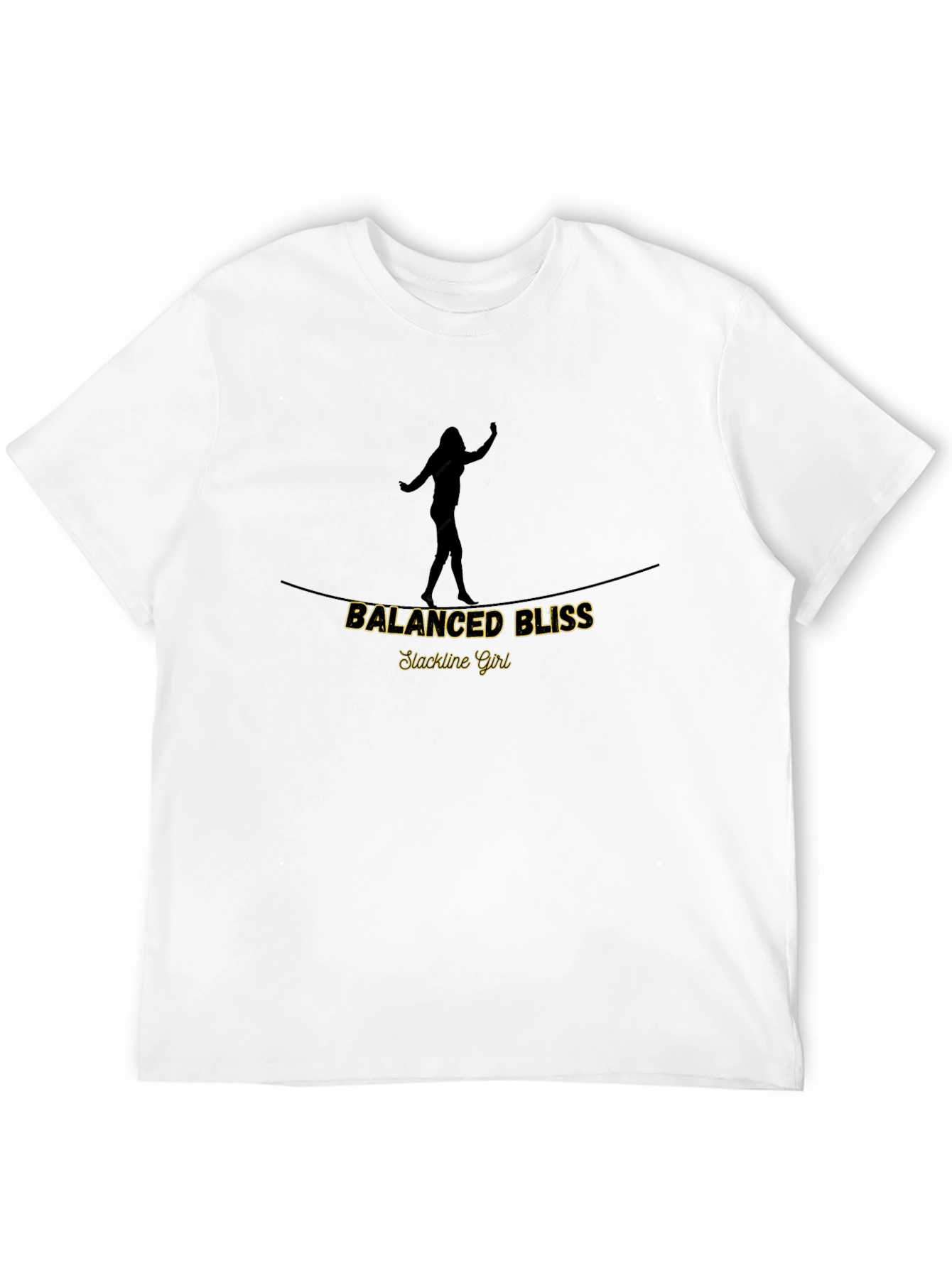 Balanced Bliss Slackline Girl Graphic Tee