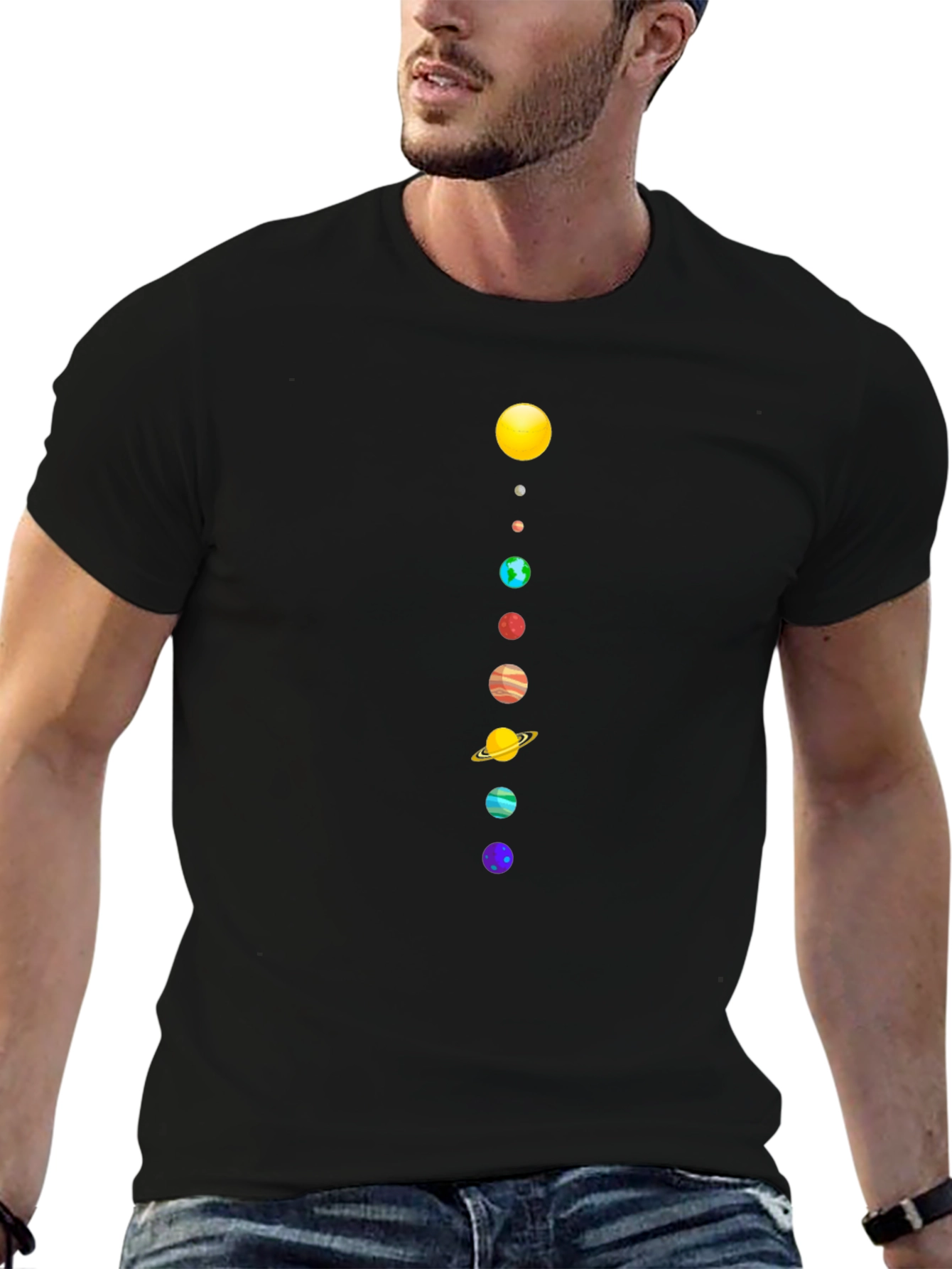 Planets Graphic Tee - Space Lovers T-Shirt