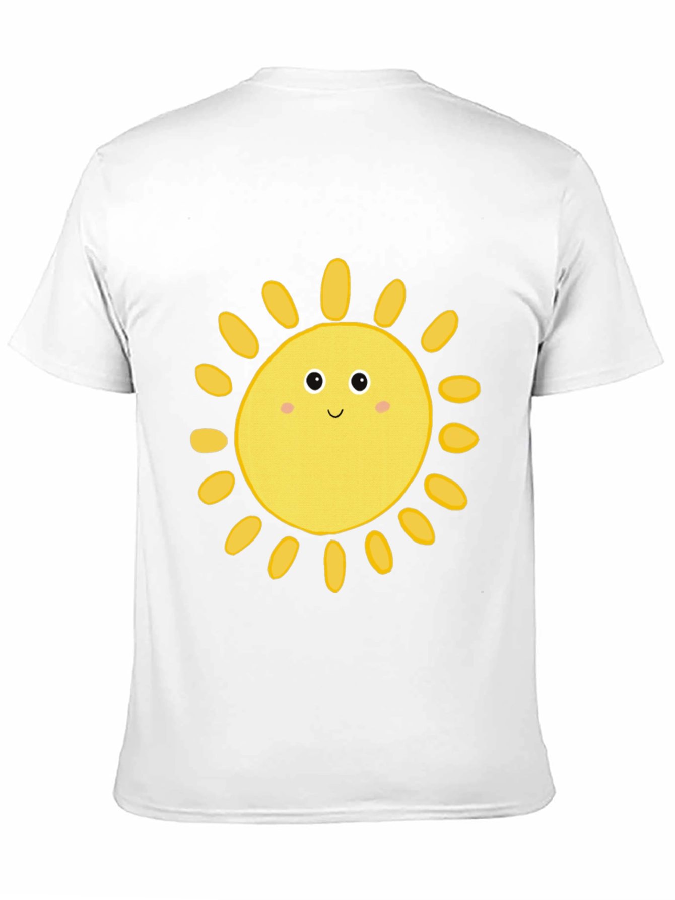 Smiling Sun Graphic T-Shirt - Black Casual Tee