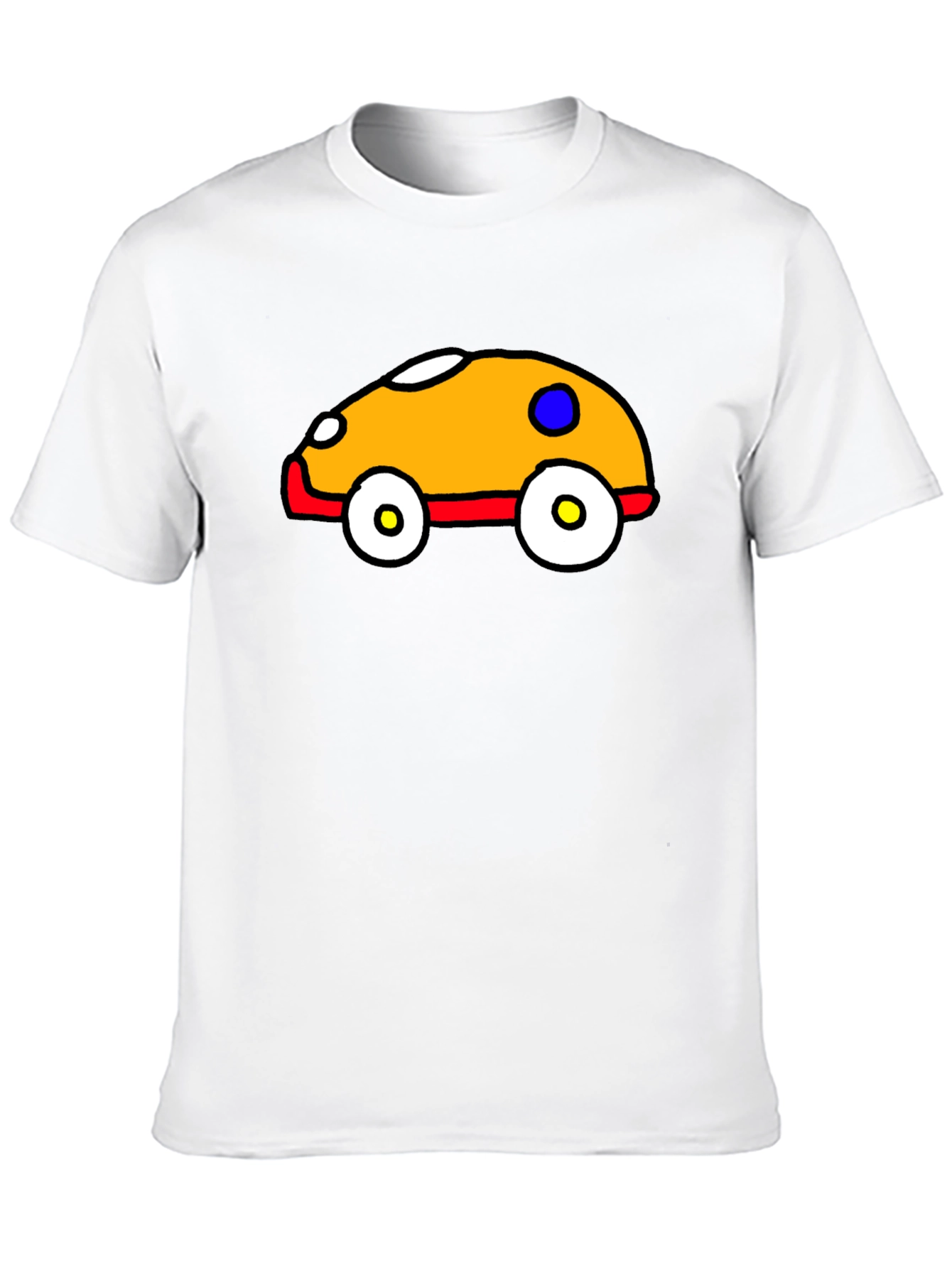 Cartoon Car T-Shirt - Black Graphic Tee