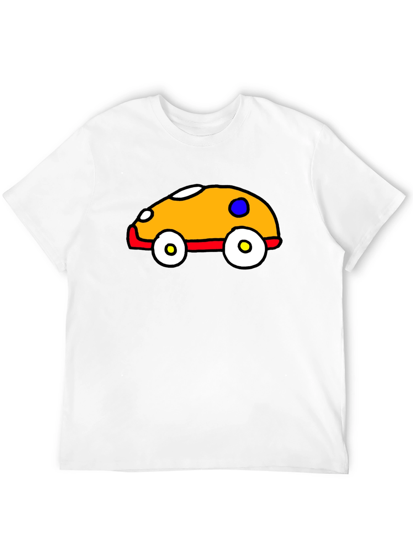 Cartoon Car T-Shirt - Black Graphic Tee