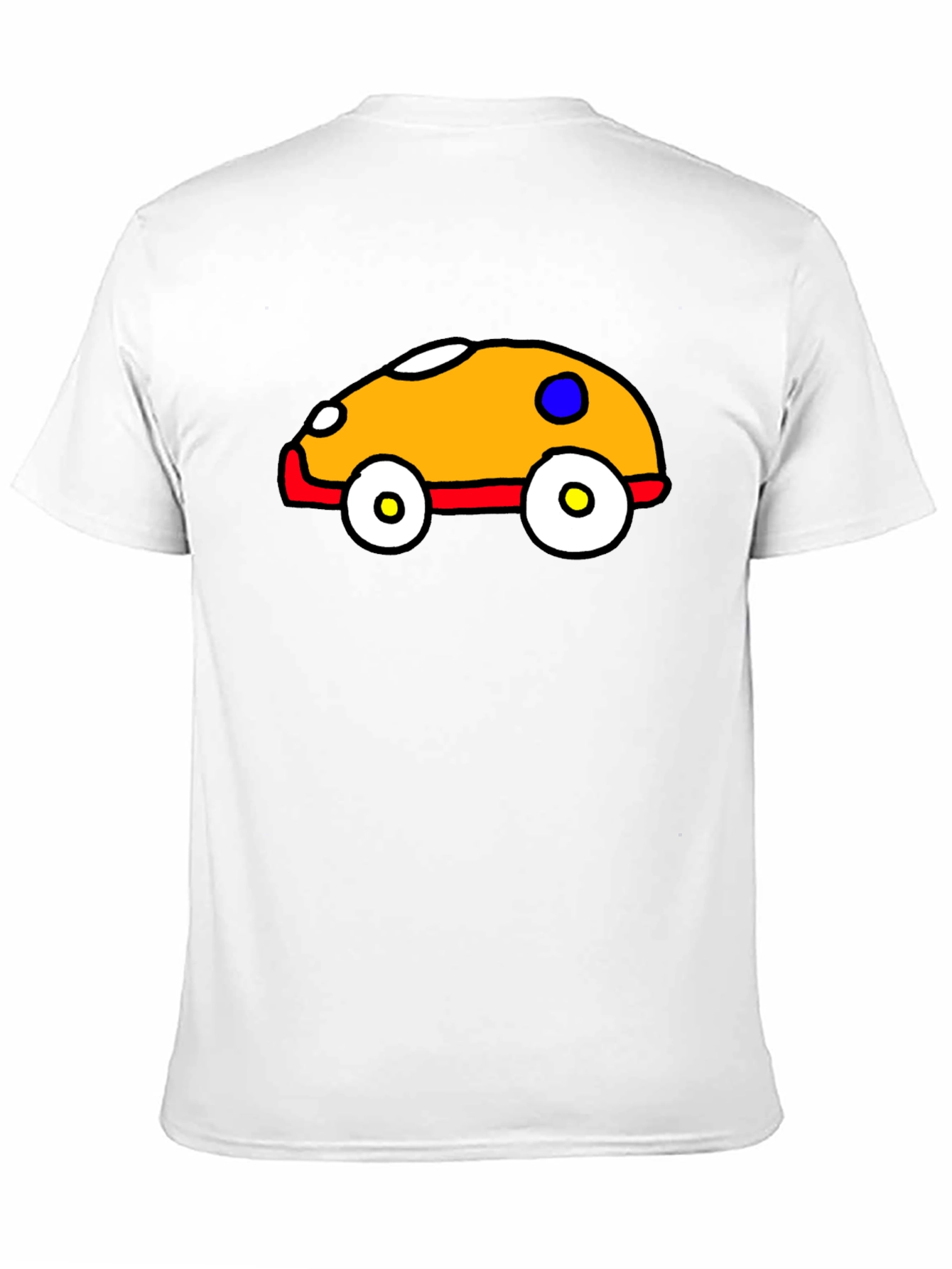 Cartoon Car T-Shirt - Black Graphic Tee