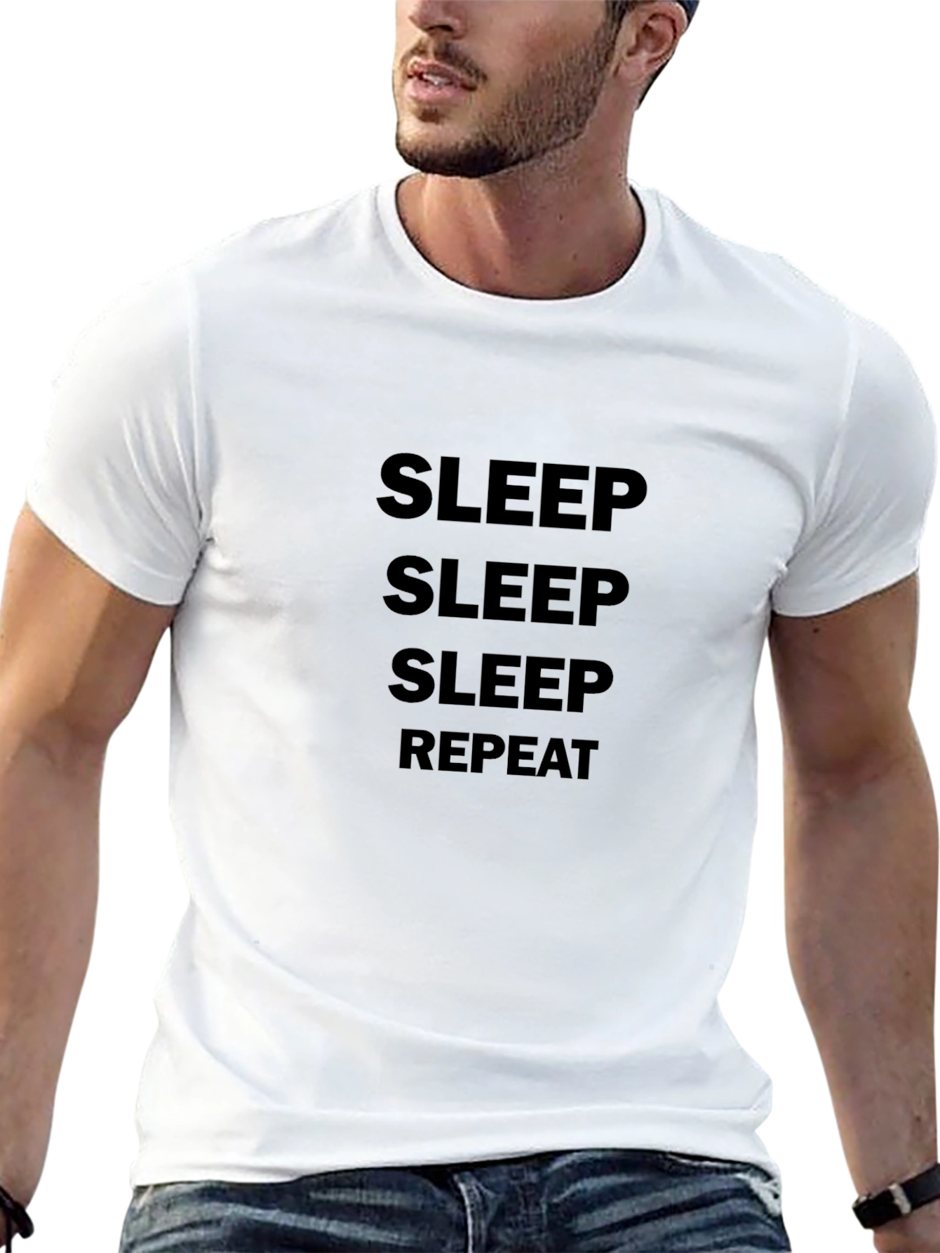 Sleep Repeat Graphic T-Shirt