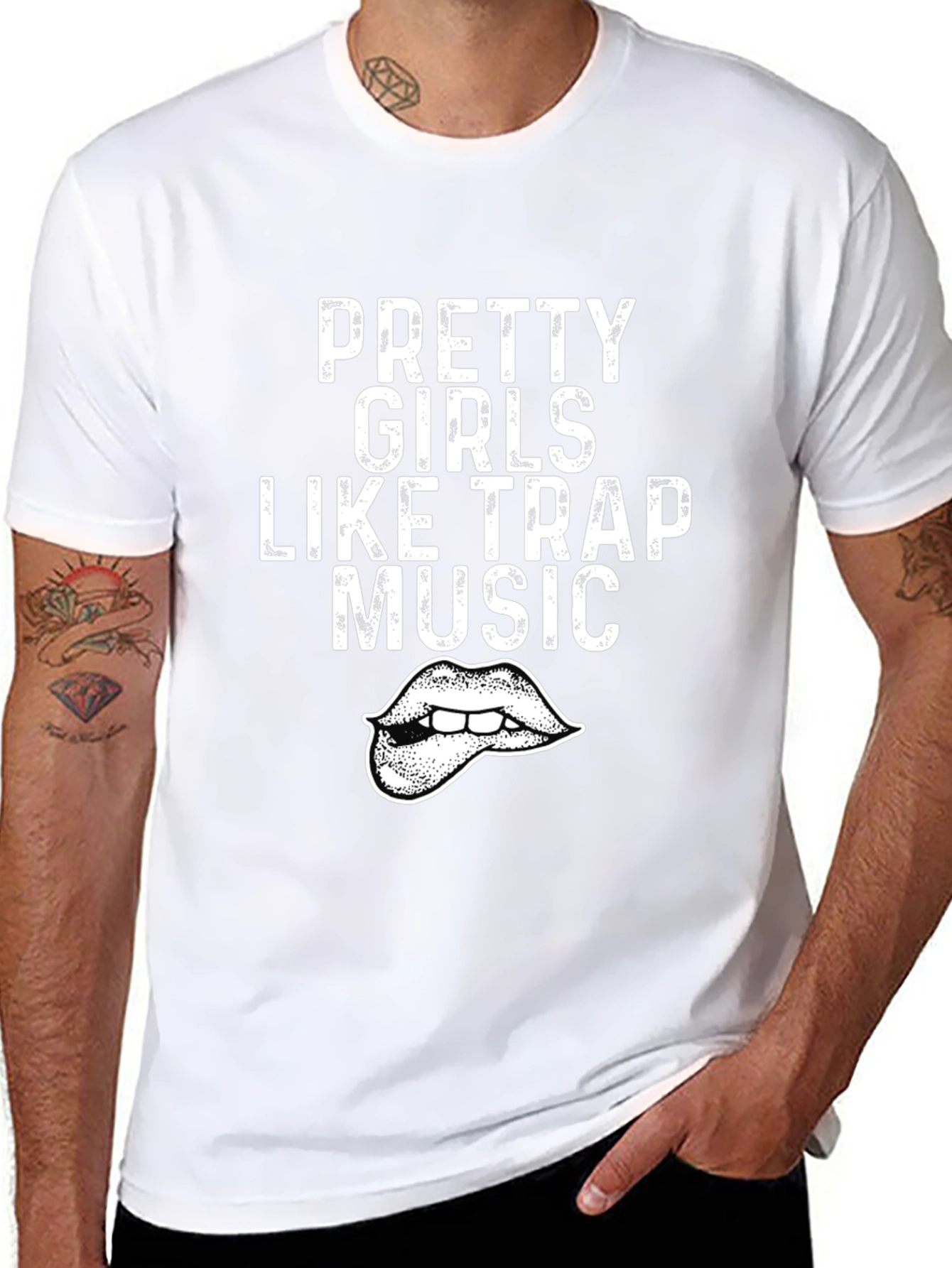 Pretty Girls Like Trap Music Graphic Tee