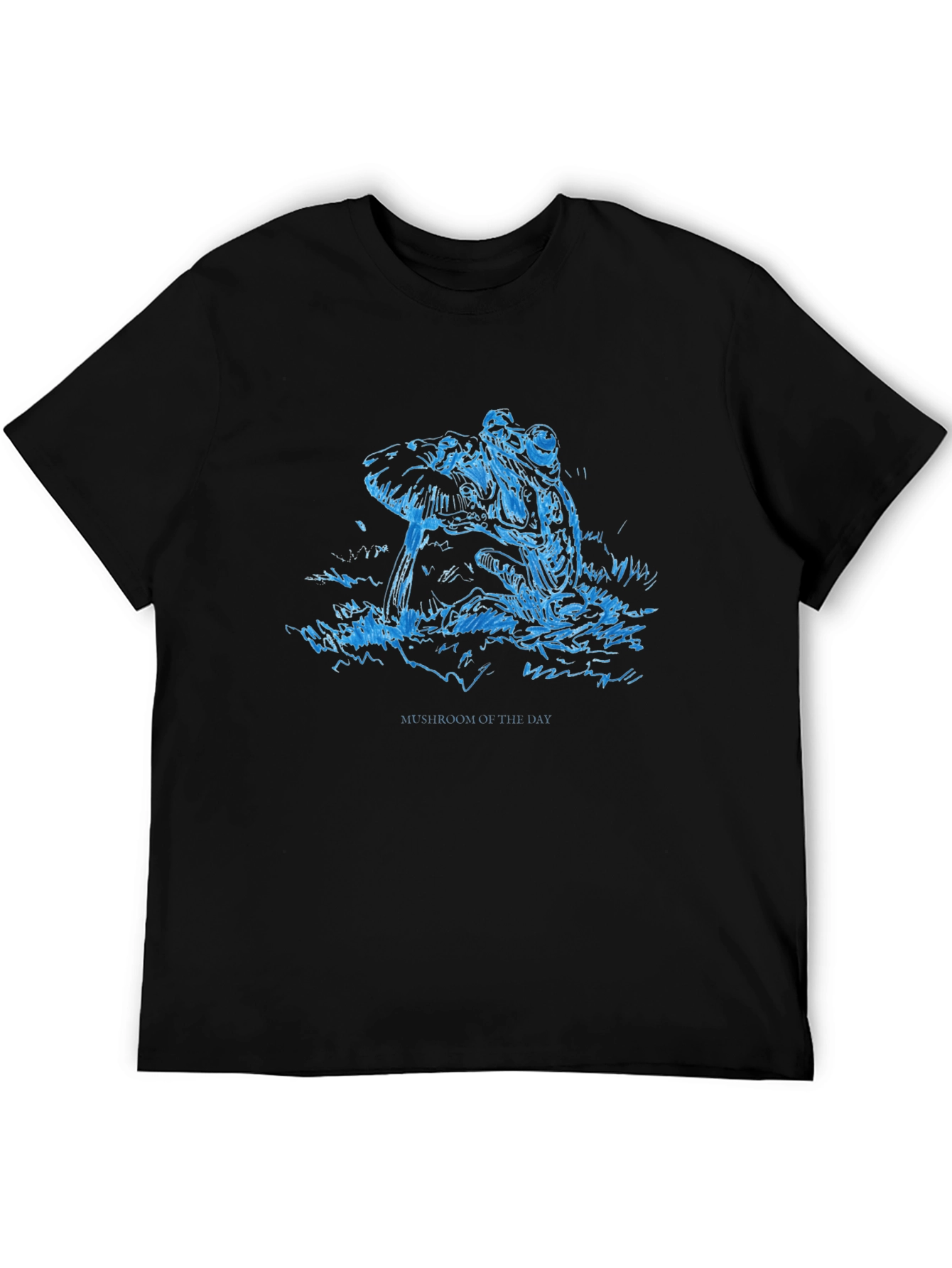 Mushroom of the Day Graphic Tee - Black