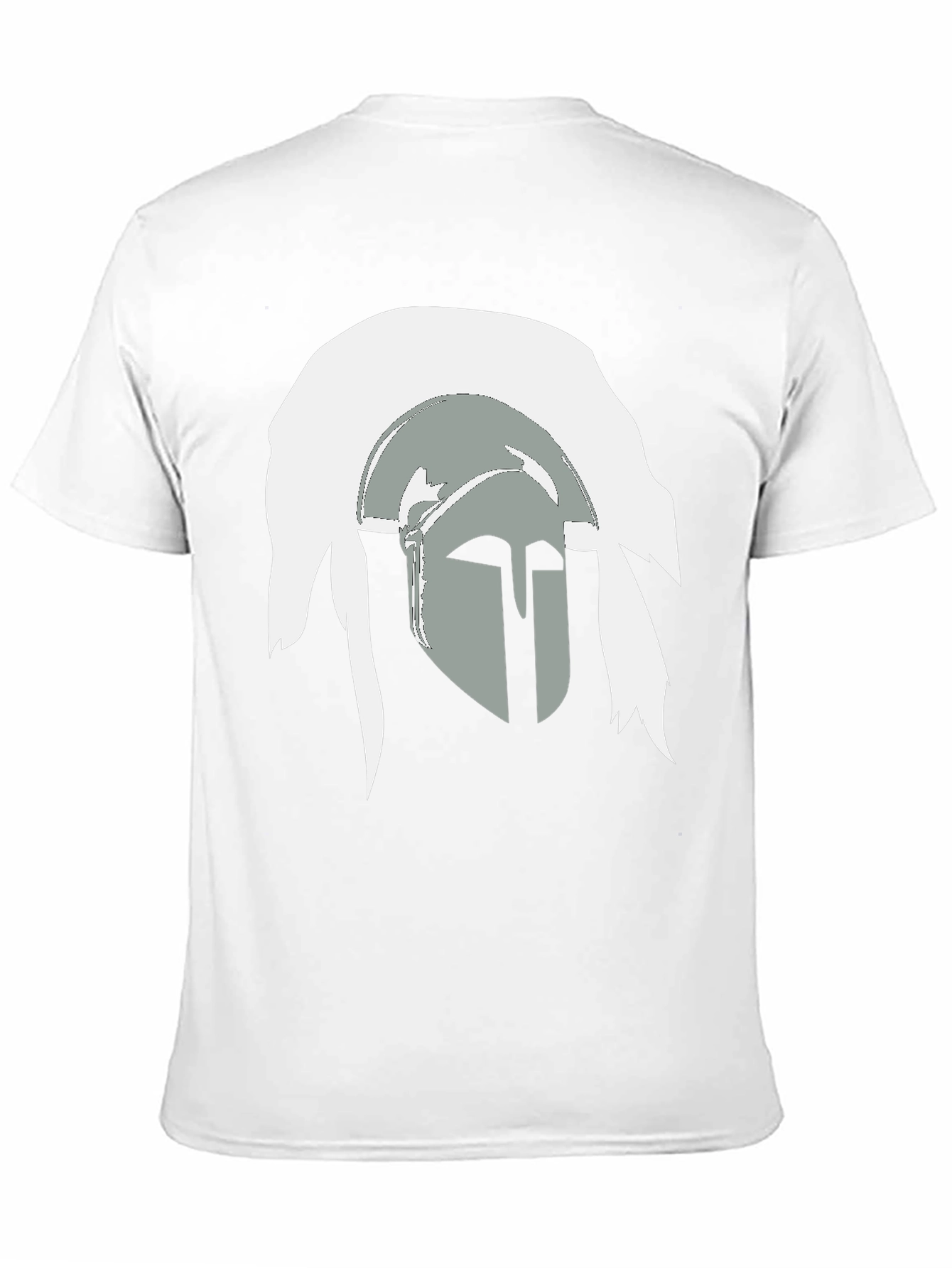 Spartan Helmet Graphic Tee - Bold Stylish Black T-Shirt