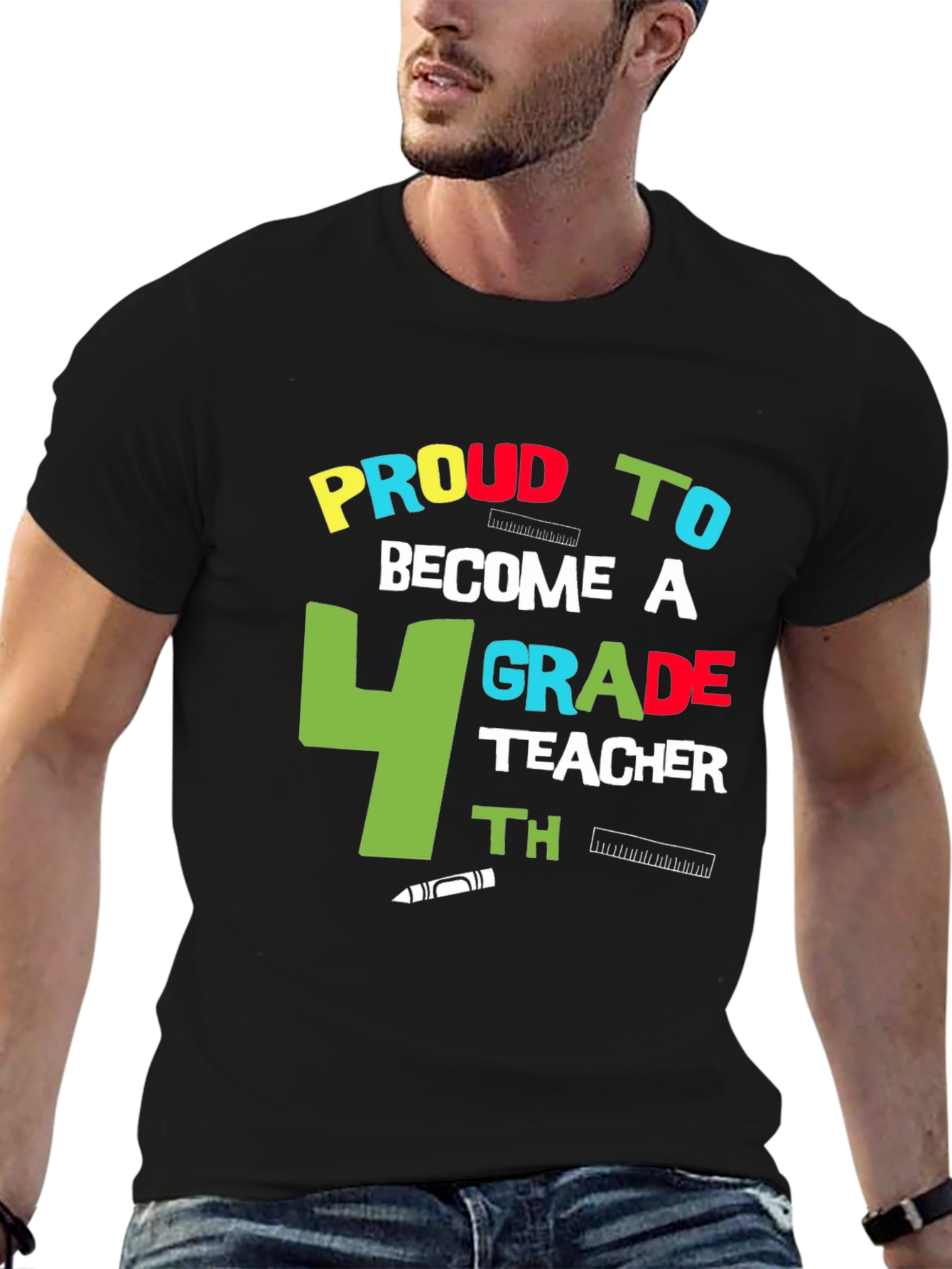 Proud 4th Grade Teacher T-Shirt