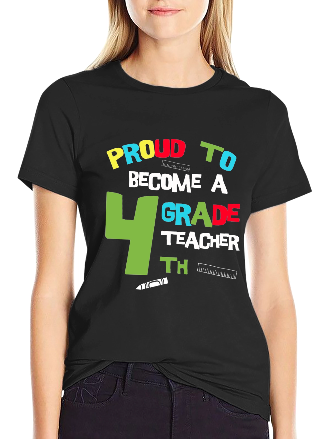 Proud 4th Grade Teacher T-Shirt