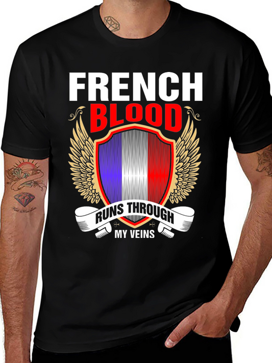 French Blood T-Shirt - France Pride
