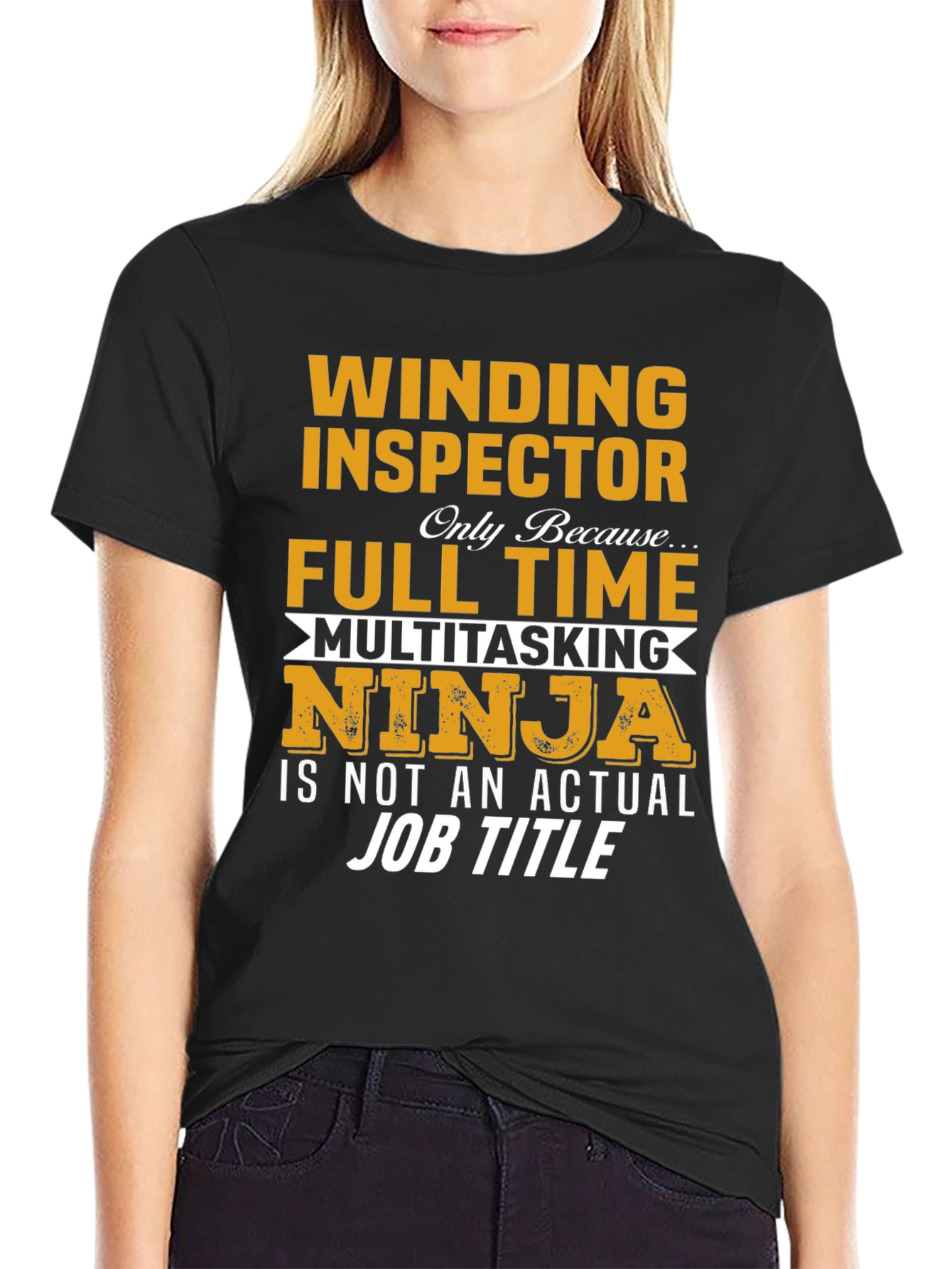 Winding Inspector Full Time Ninja T-Shirt