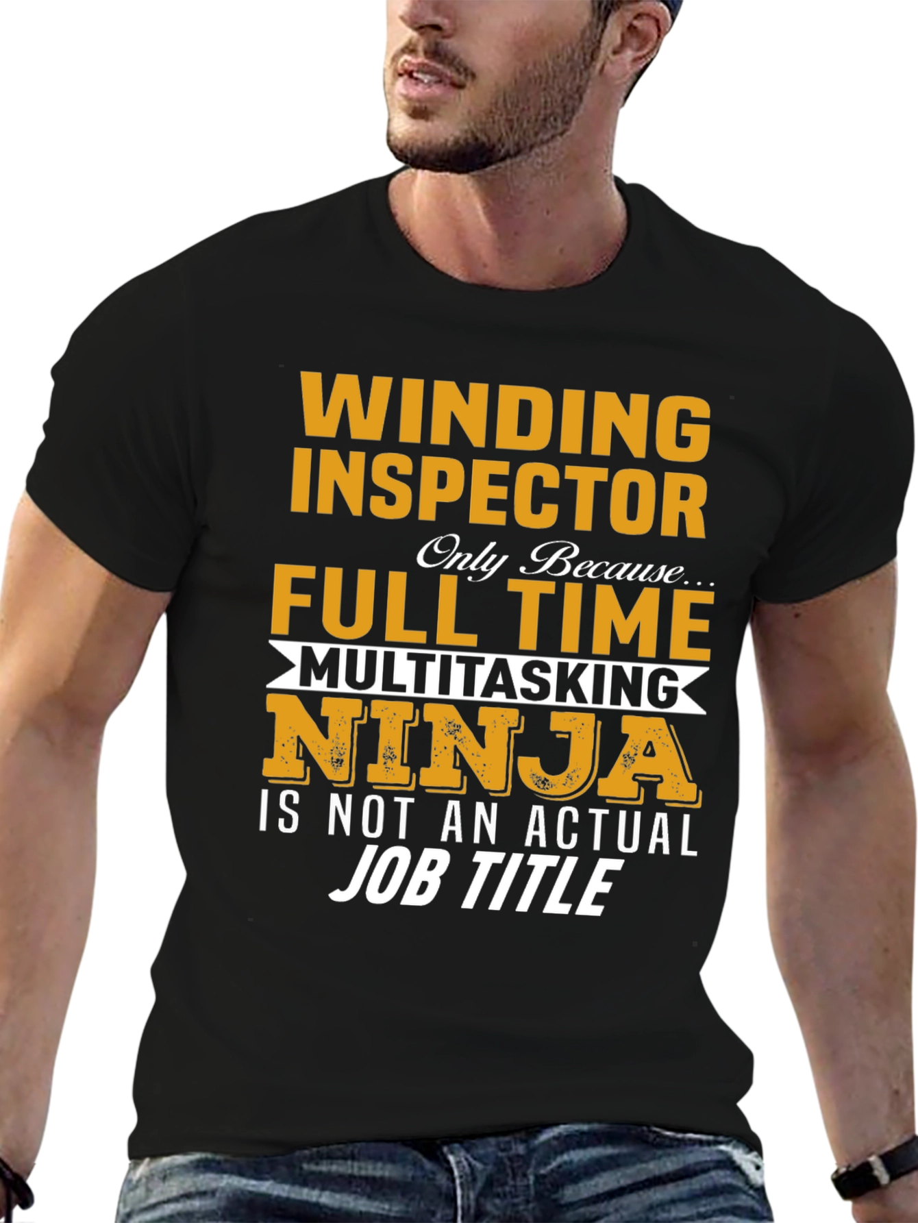 Winding Inspector Full Time Ninja T-Shirt
