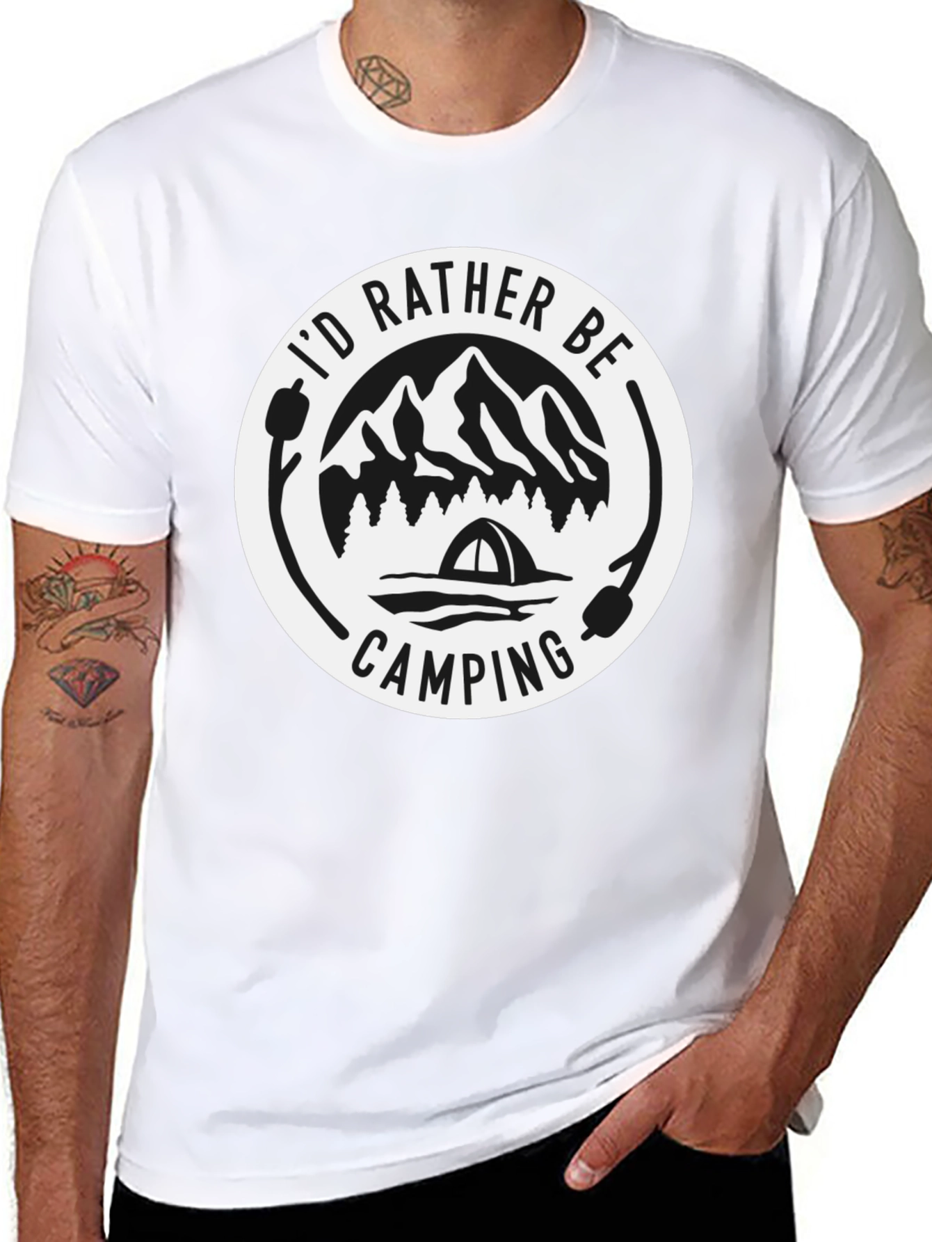 Camping Graphic T-Shirt - Nature Lover Tee