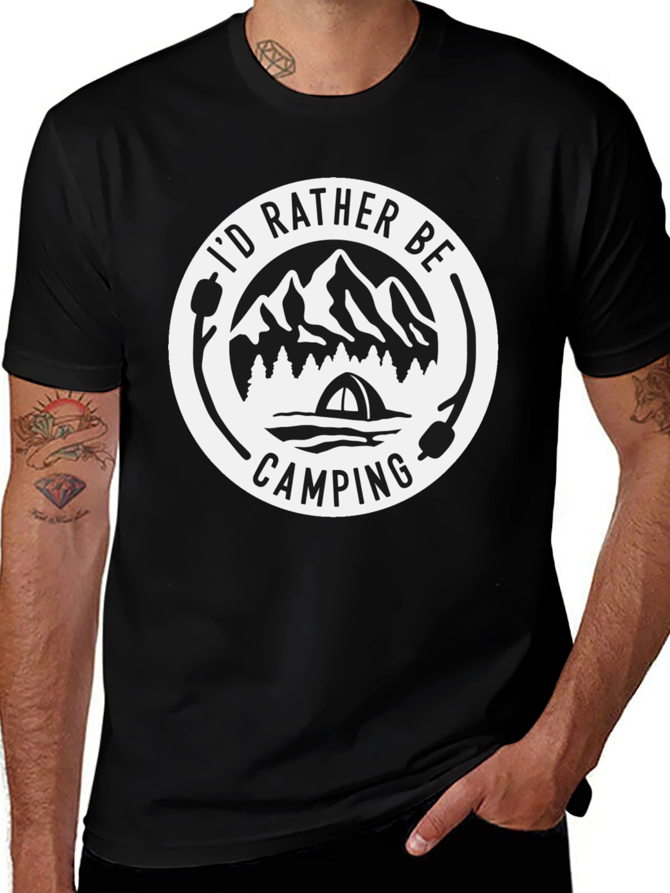 Camping Graphic T-Shirt - Nature Lover Tee