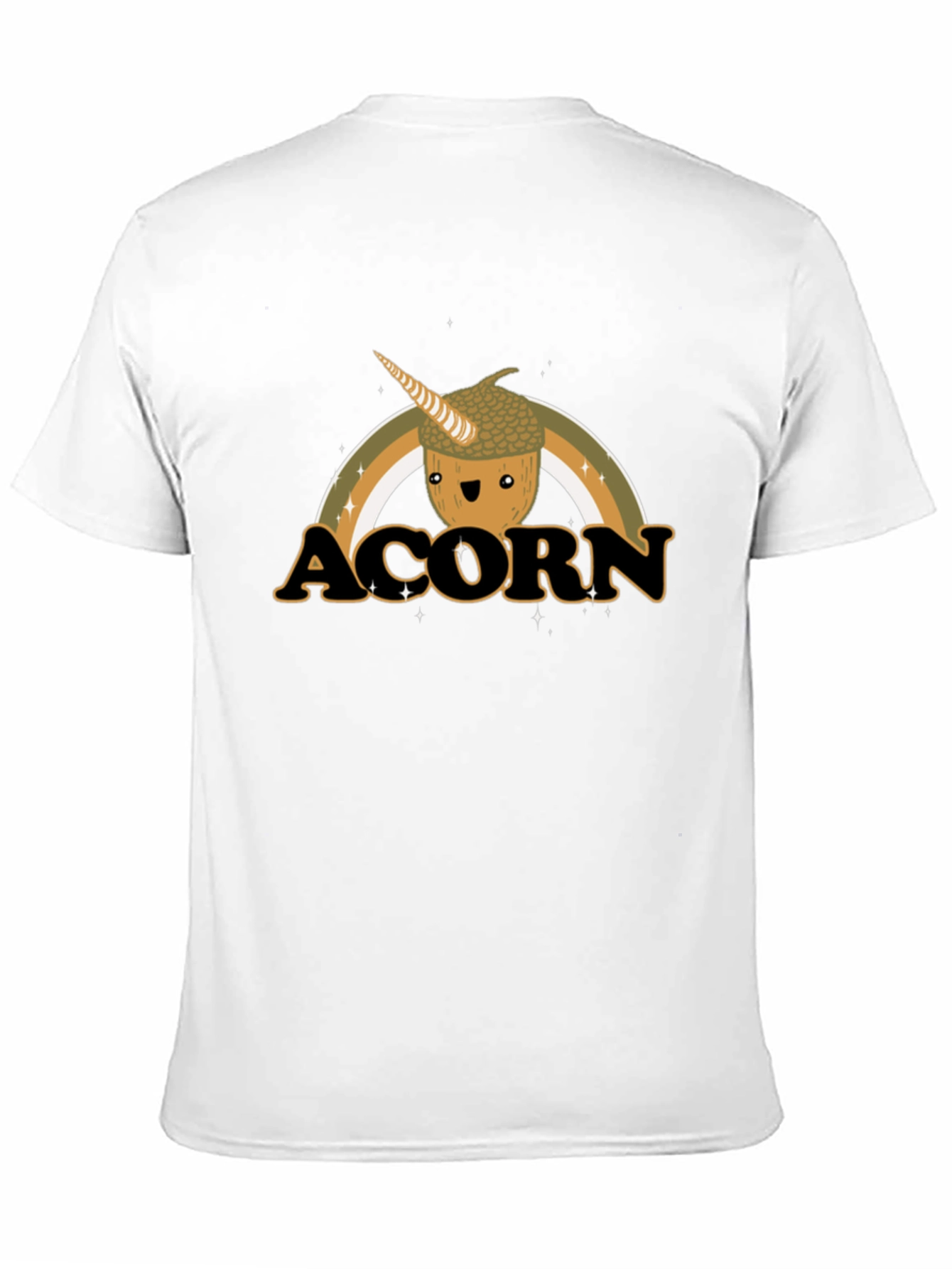 Acorn Unicorn Rainbow Graphic T-Shirt