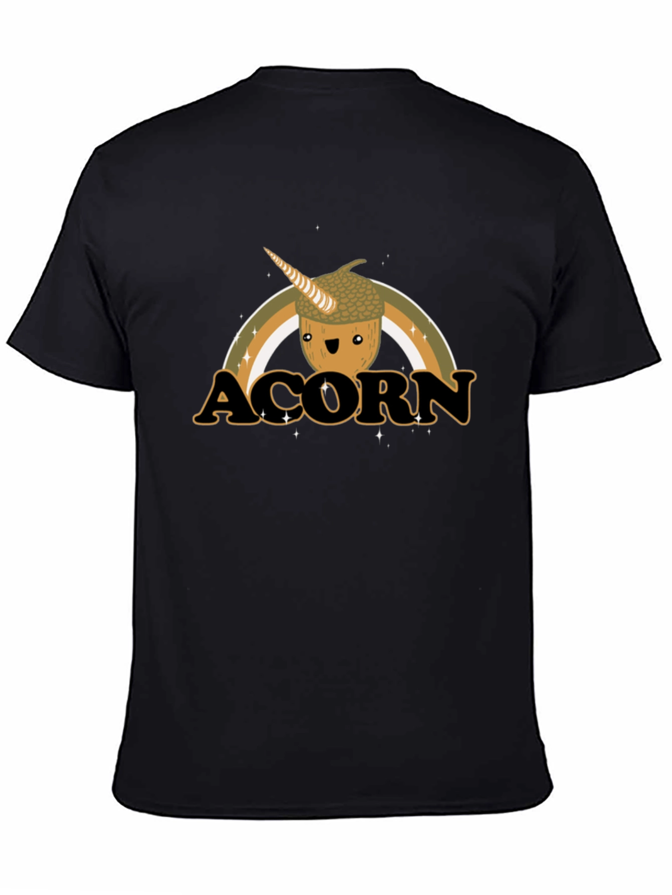 Acorn Unicorn Rainbow Graphic T-Shirt