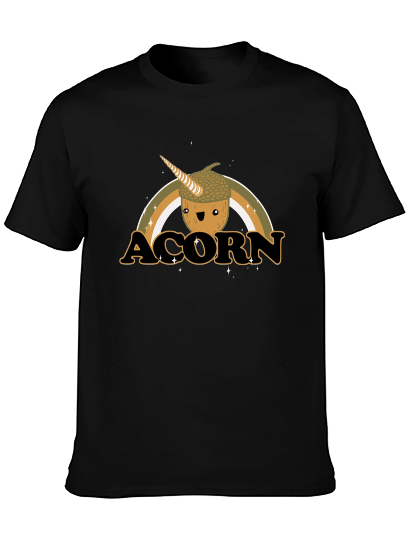 Acorn Unicorn Rainbow Graphic T-Shirt