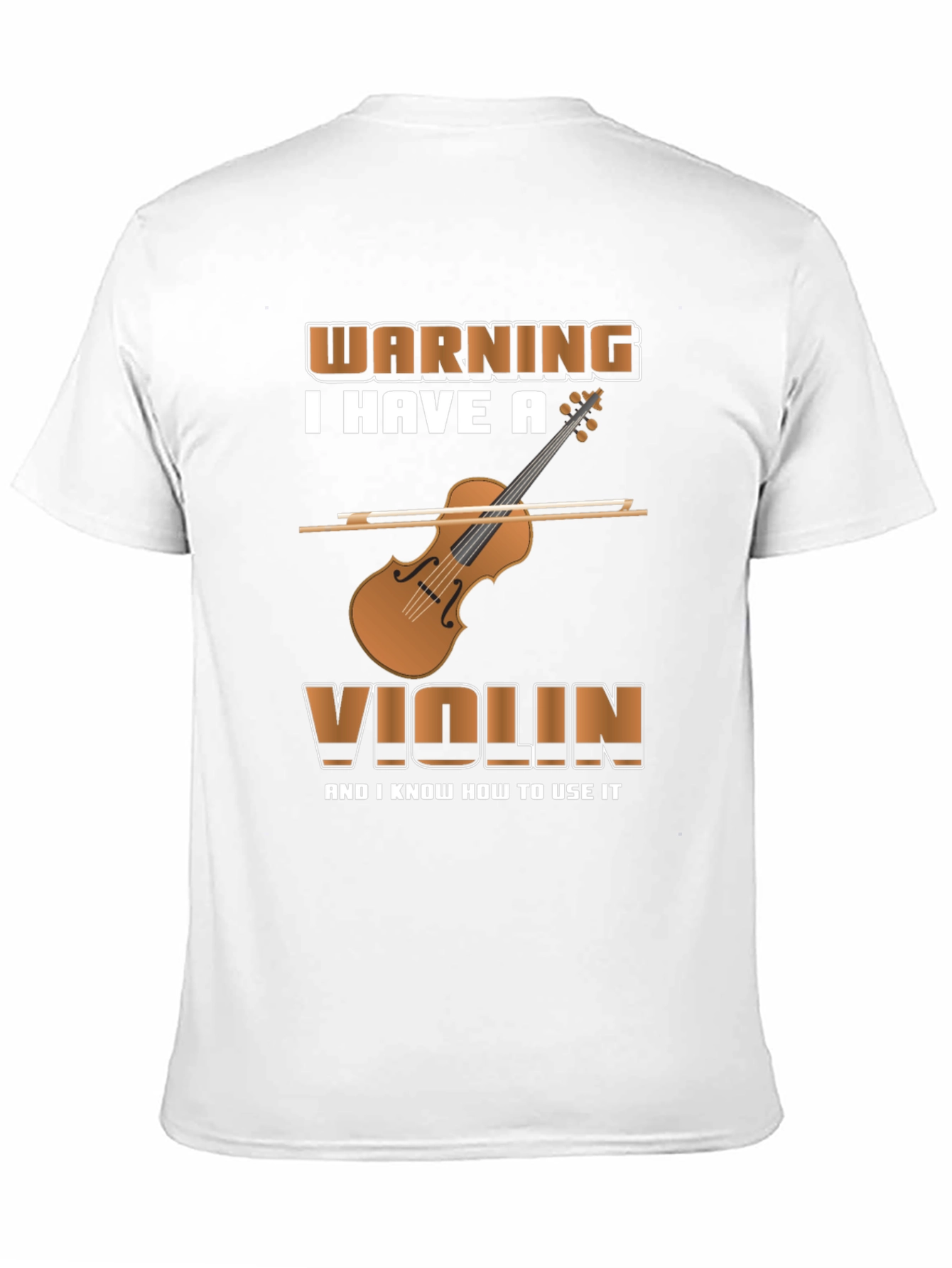 Violin Player Warning T-Shirt