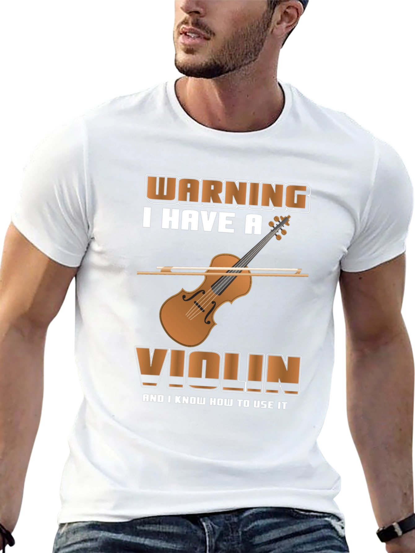 Violin Player Warning T-Shirt