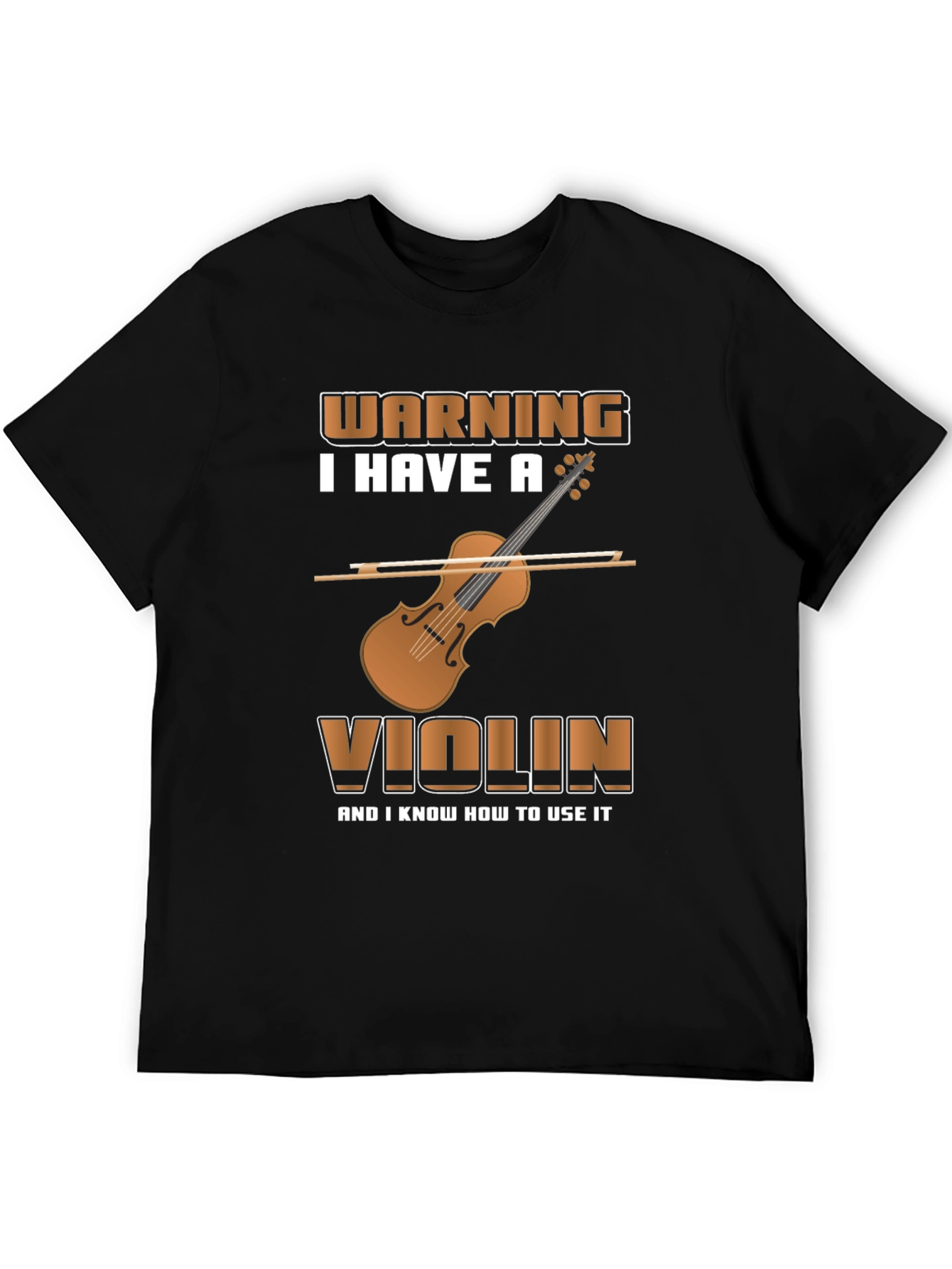 Violin Player Warning T-Shirt