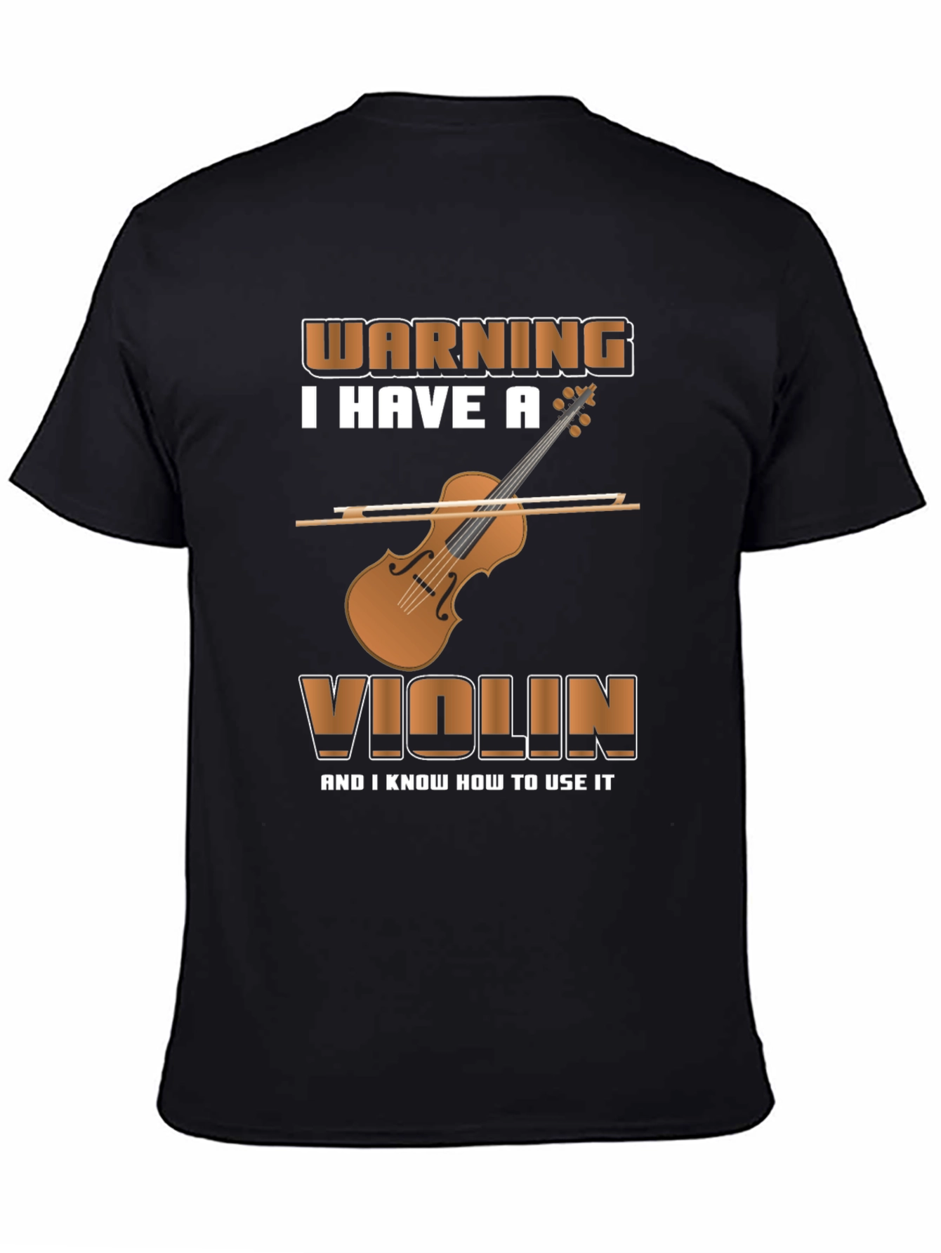 Violin Player Warning T-Shirt