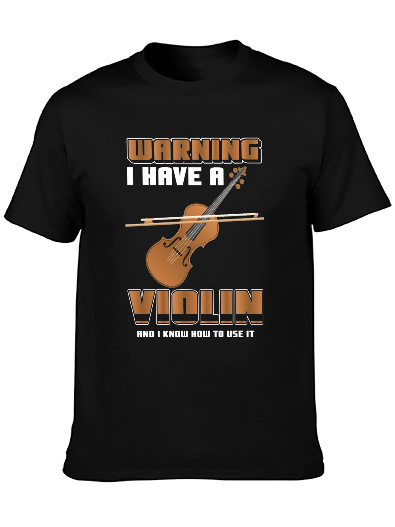 Violin Player Warning T-Shirt