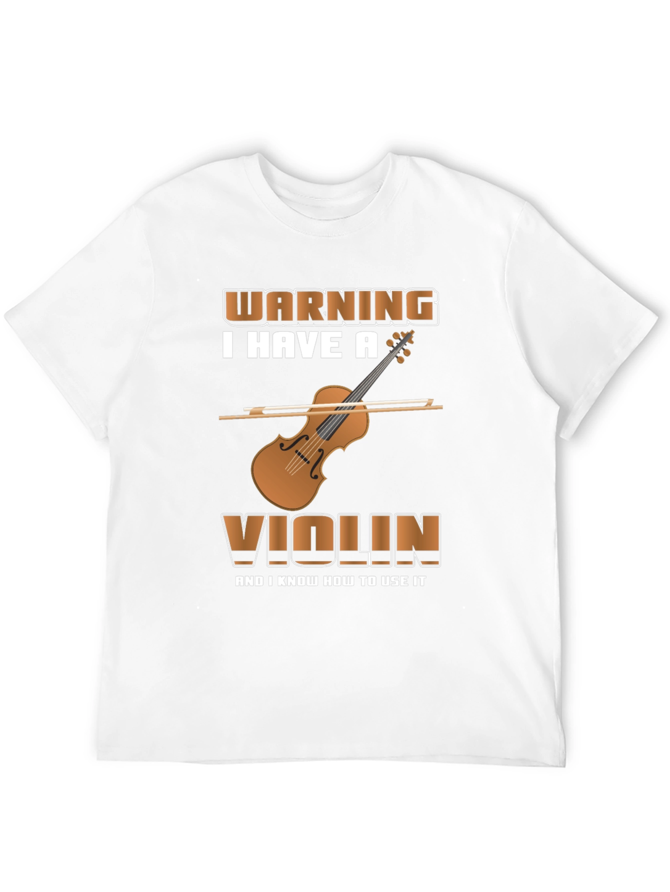 Violin Player Warning T-Shirt