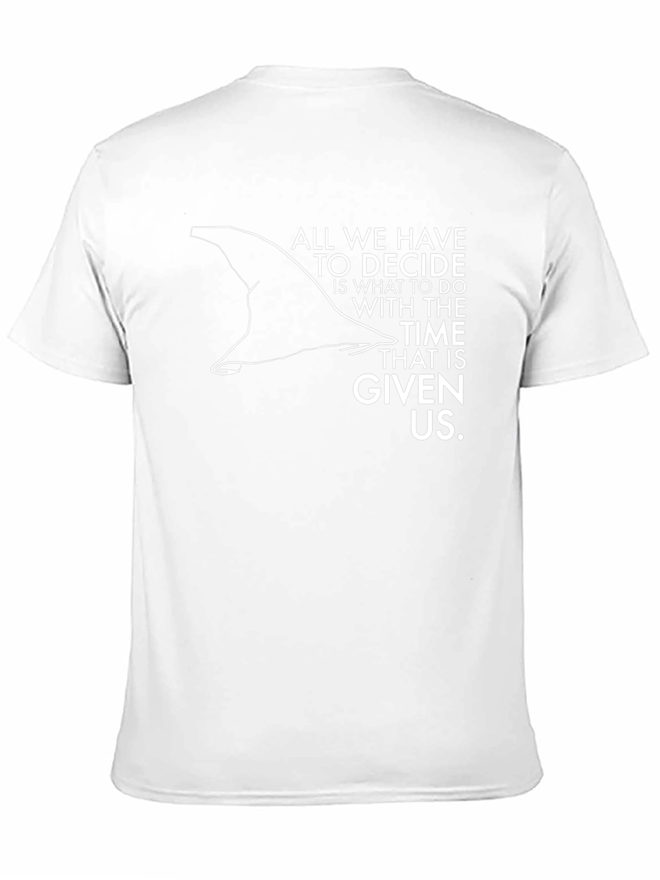 Wizard Hat Time Quote Black T-Shirt