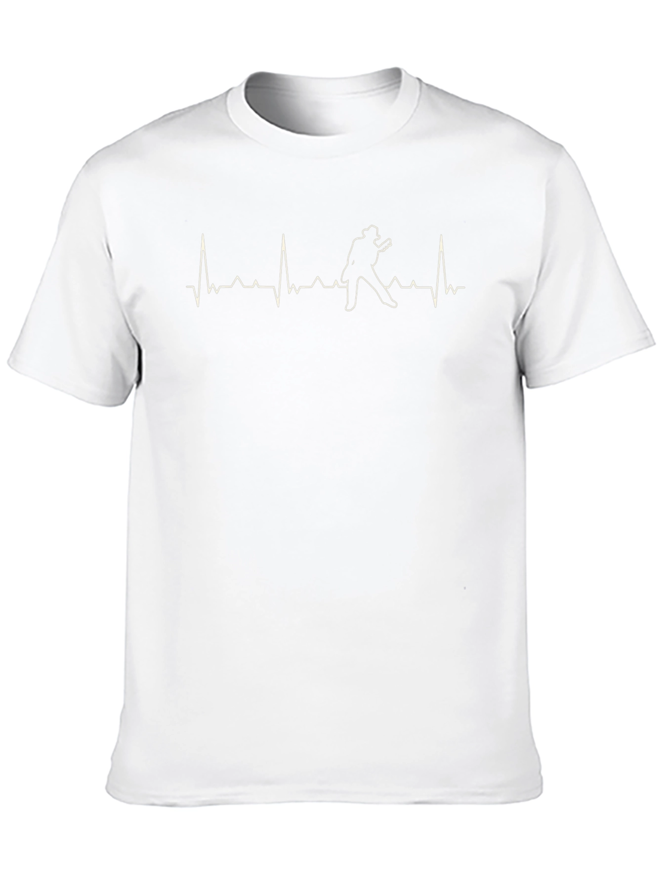 Rhythm Heartbeat Guitarist Graphic Tee