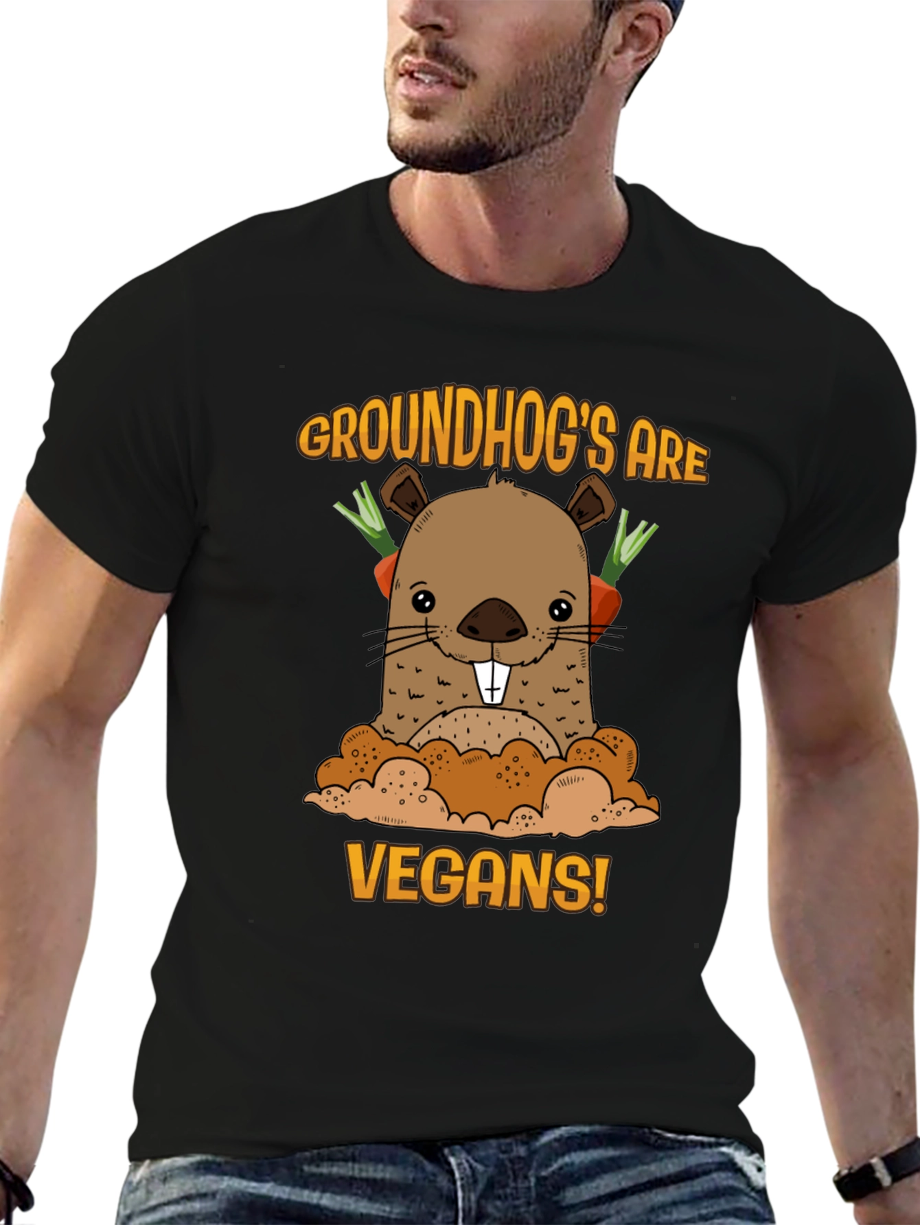 Groundhog Vegan T-Shirt