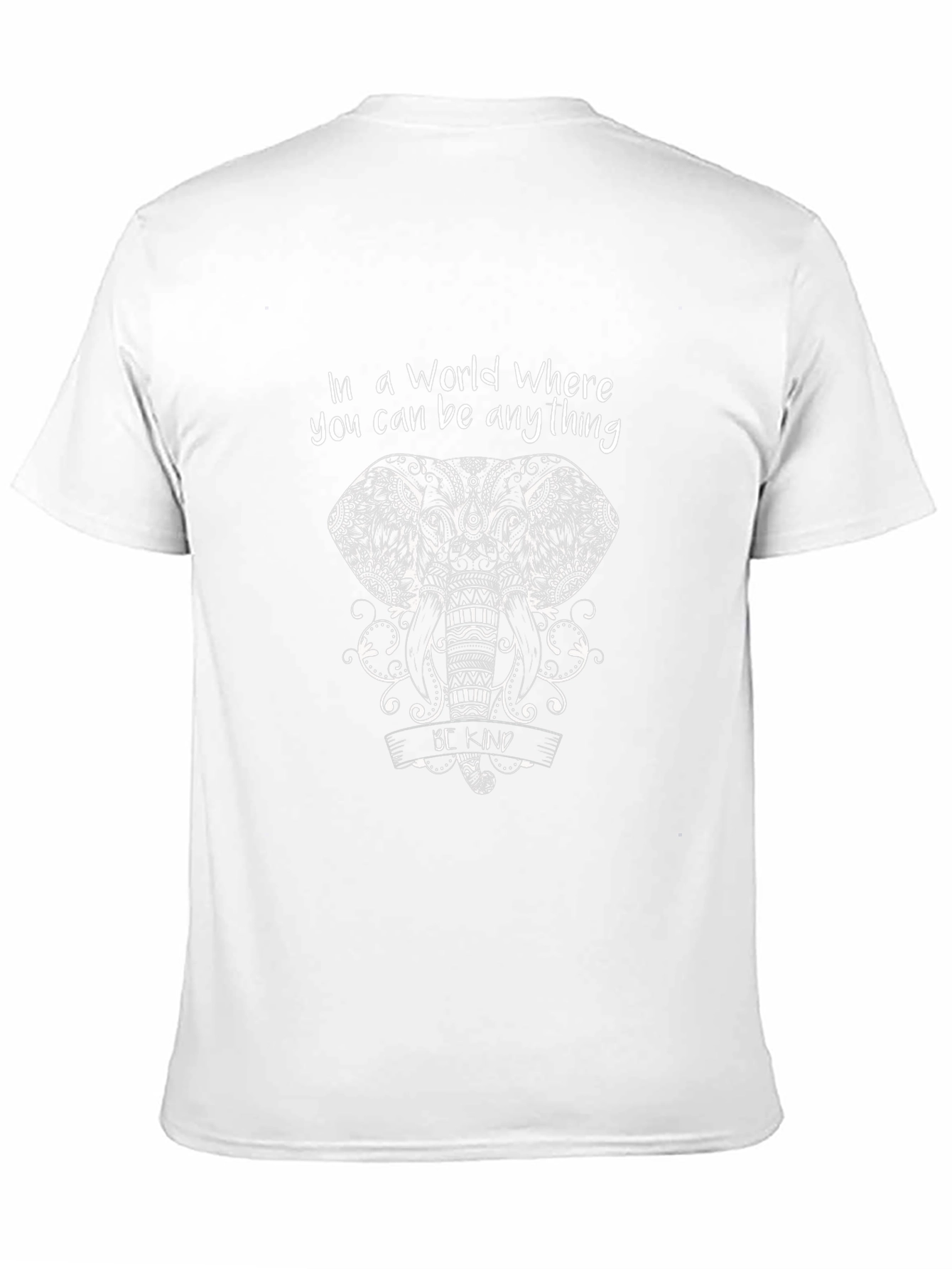 Elephant Mandala T-Shirt - Be Kind Graphic Tee