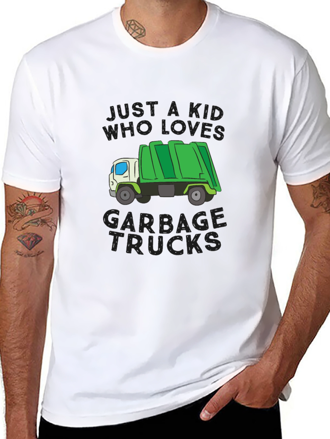 Garbage Truck Lover T-Shirt - Kid at Heart