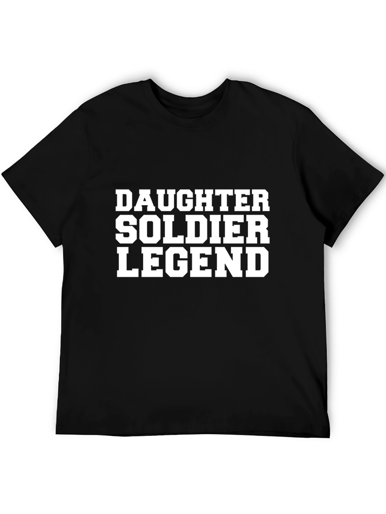 Daughter Soldier Legend Black Graphic Tee